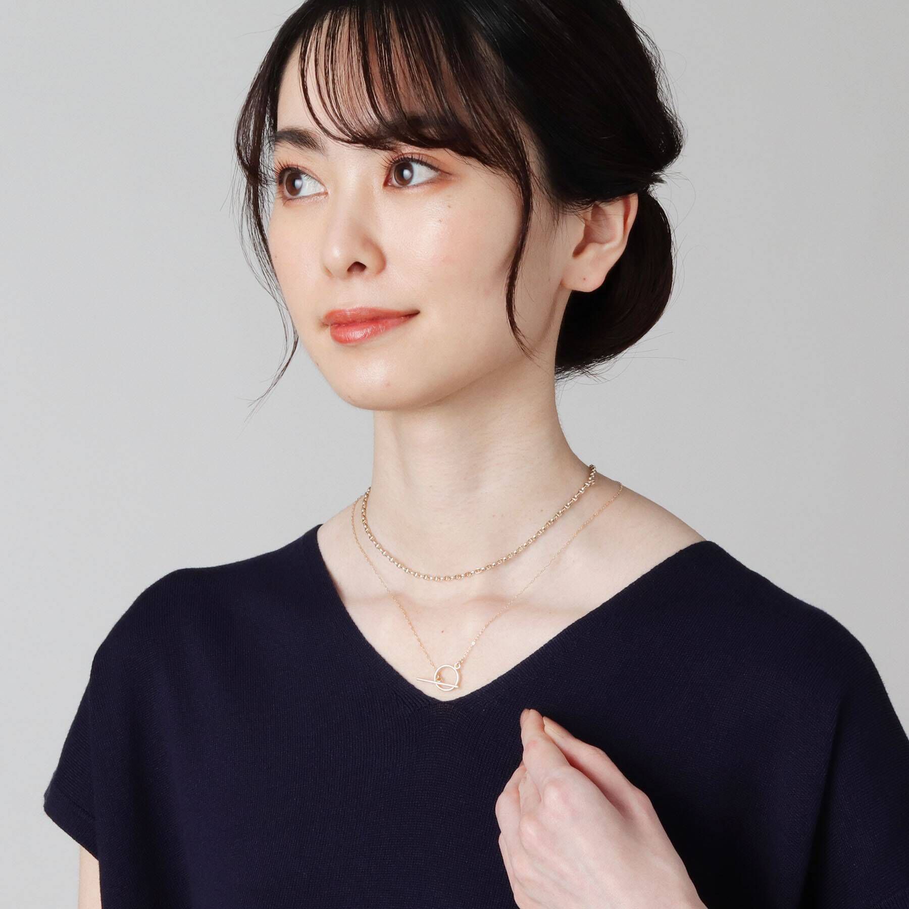 COCOSHNIK「K10マンテル ネックレス」|ネックレス|