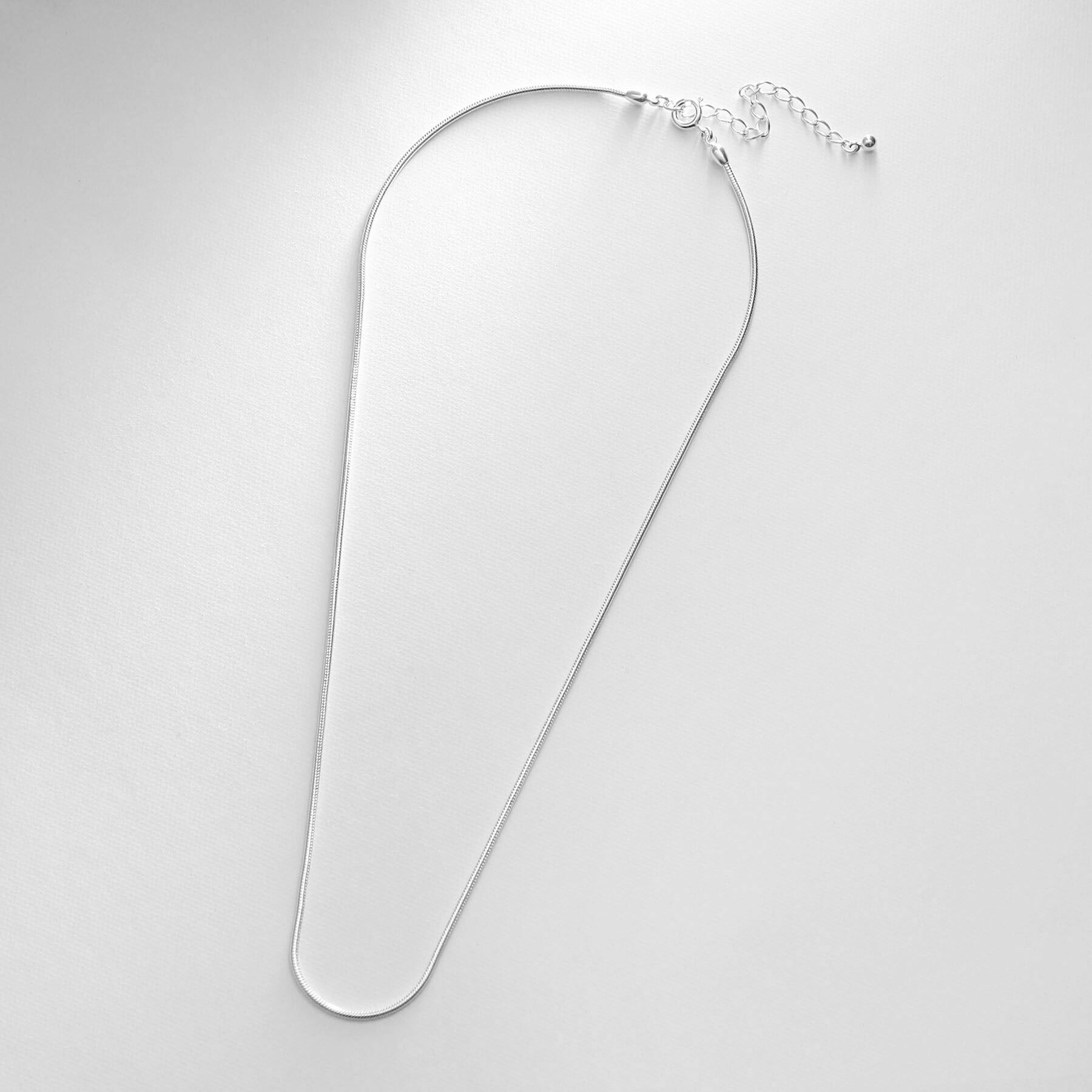 COCOSHNIK ONKITSCH「シルバー デザインチェーン スネークネックレス」|ネックレス|