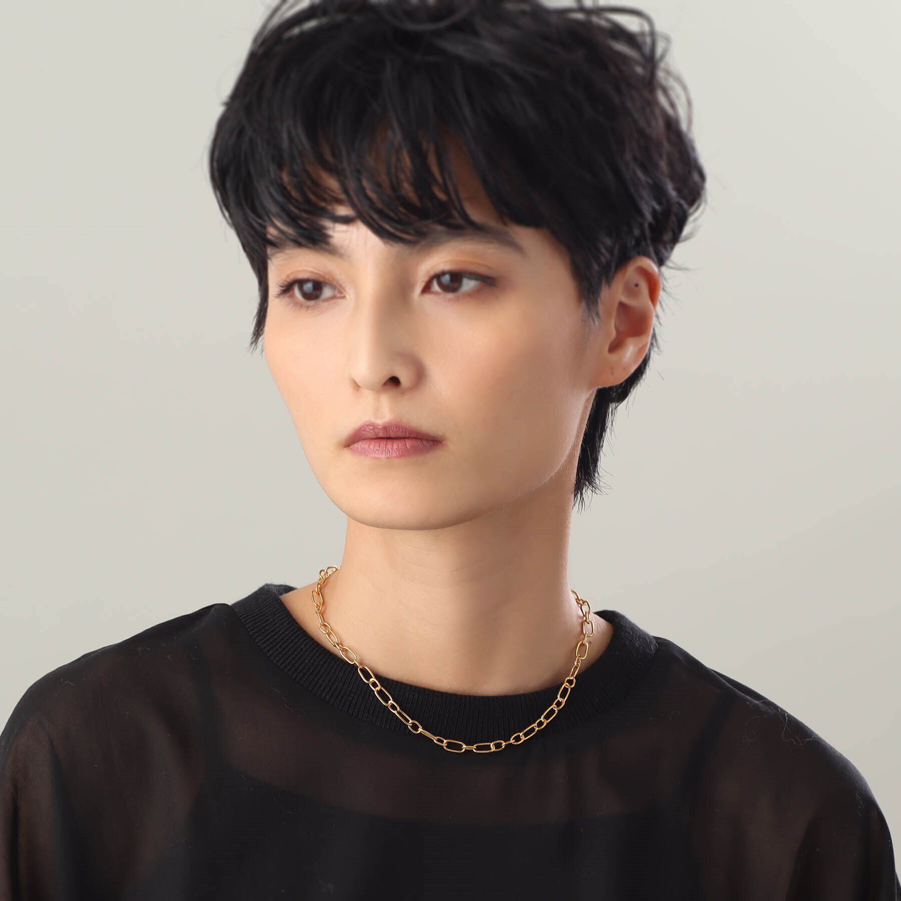 COCOSHNIK ONKITSCH「シルバー バロックパール 2WAYドロップ ネックレス GP」|ネックレス|