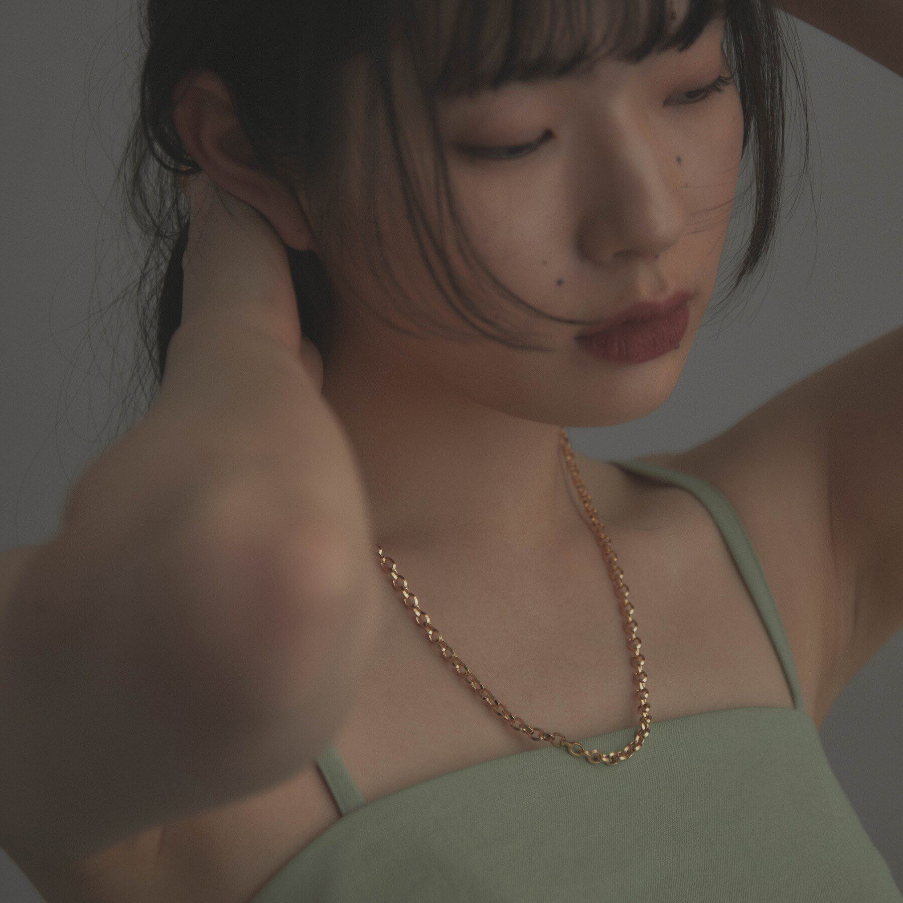 COCOSHNIK ONKITSCH「シルバー デザインチェーン リッジケーブル ネックレス GP」|ネックレス|