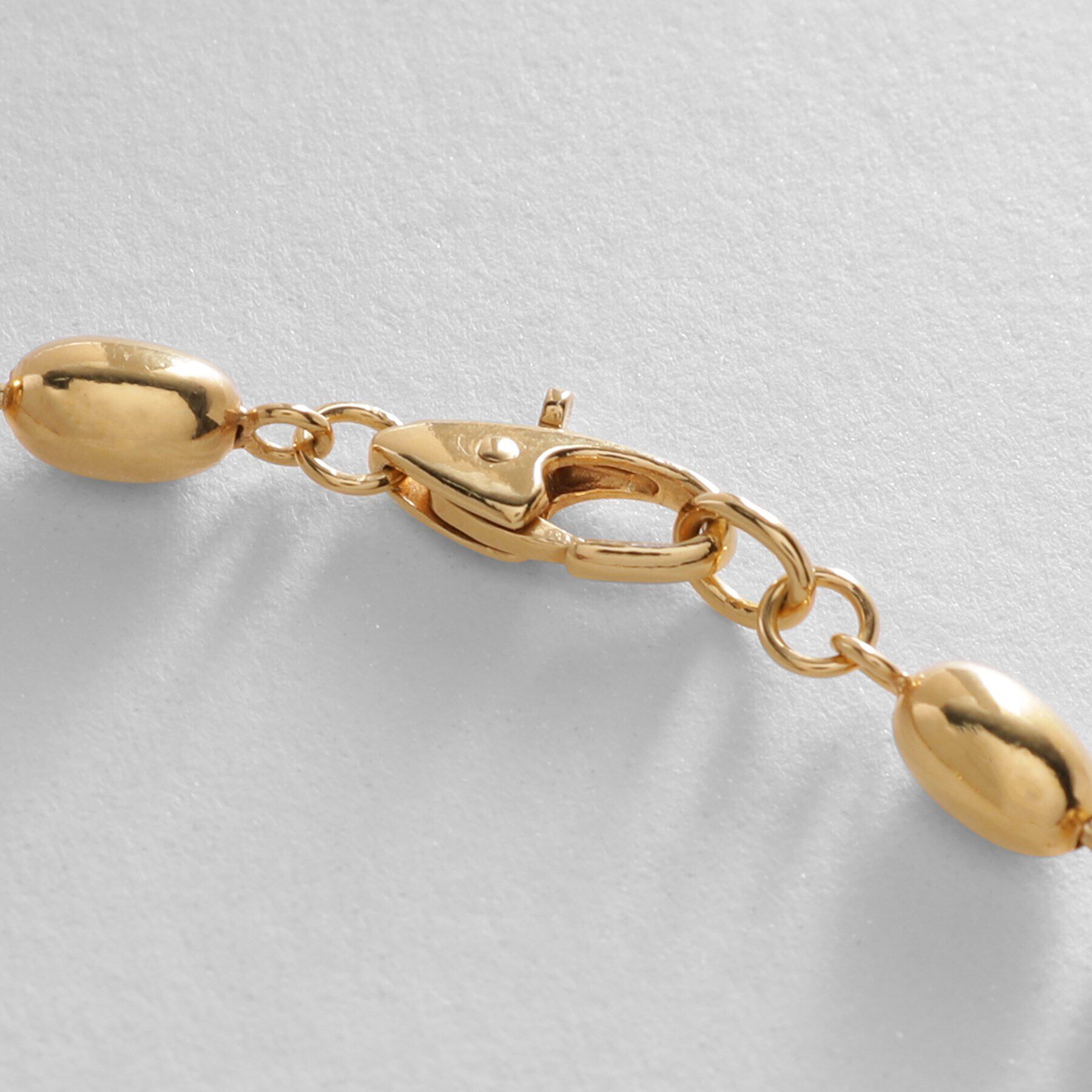 COCOSHNIK ONKITSCH「シルバー デザインチェーン オーバルボールL ネックレス GP」|ネックレス|