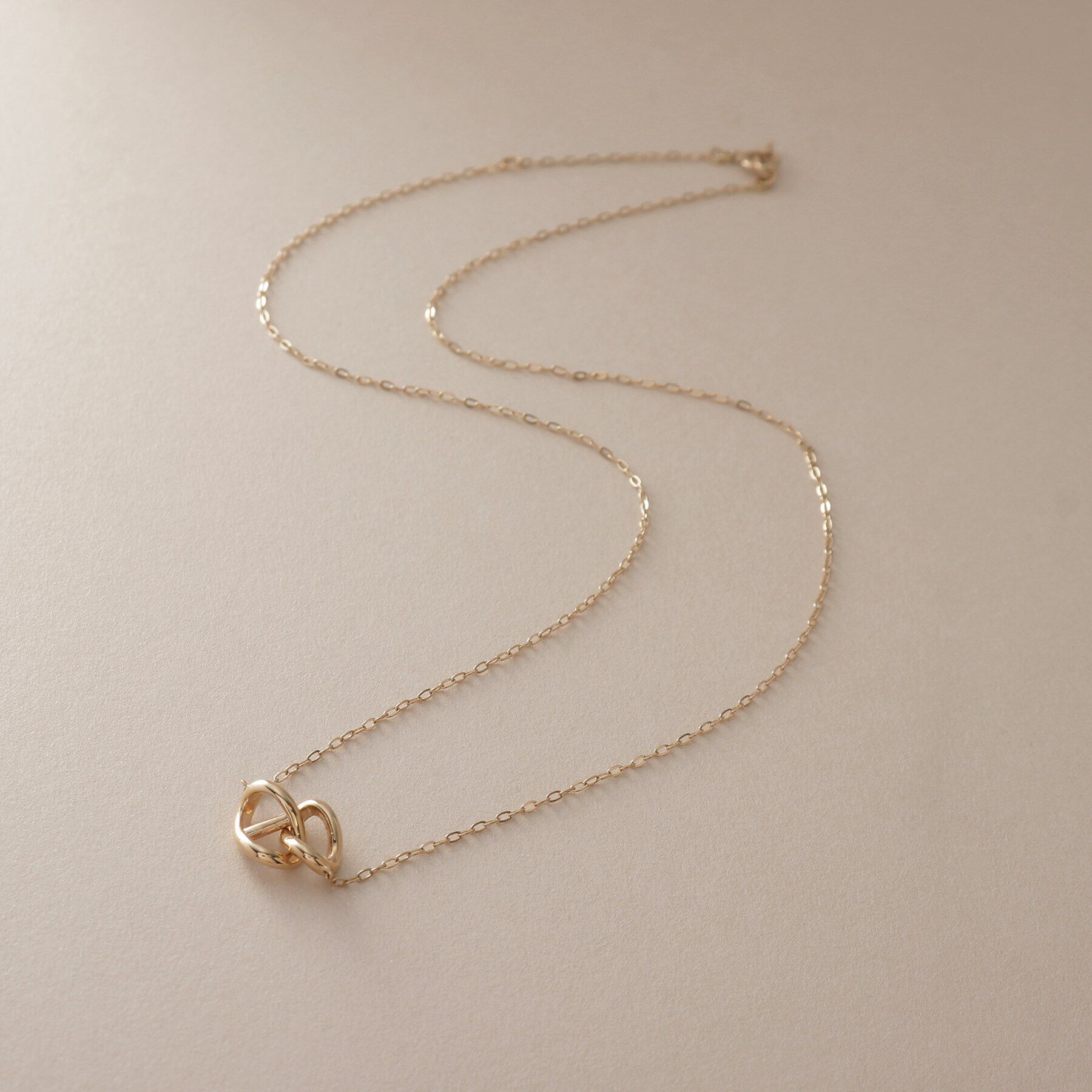 COCOSHNIK「K10マリンモチーフダブル ネックレス」|ネックレス|