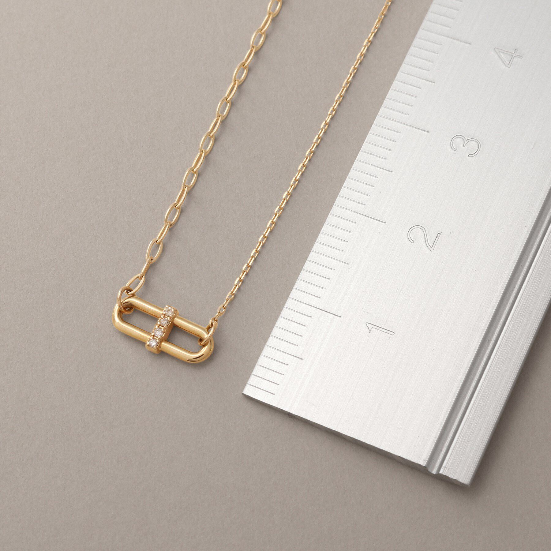 COCOSHNIK「K10ダイヤモンド PCモチーフセパレート ネックレス」|ネックレス|