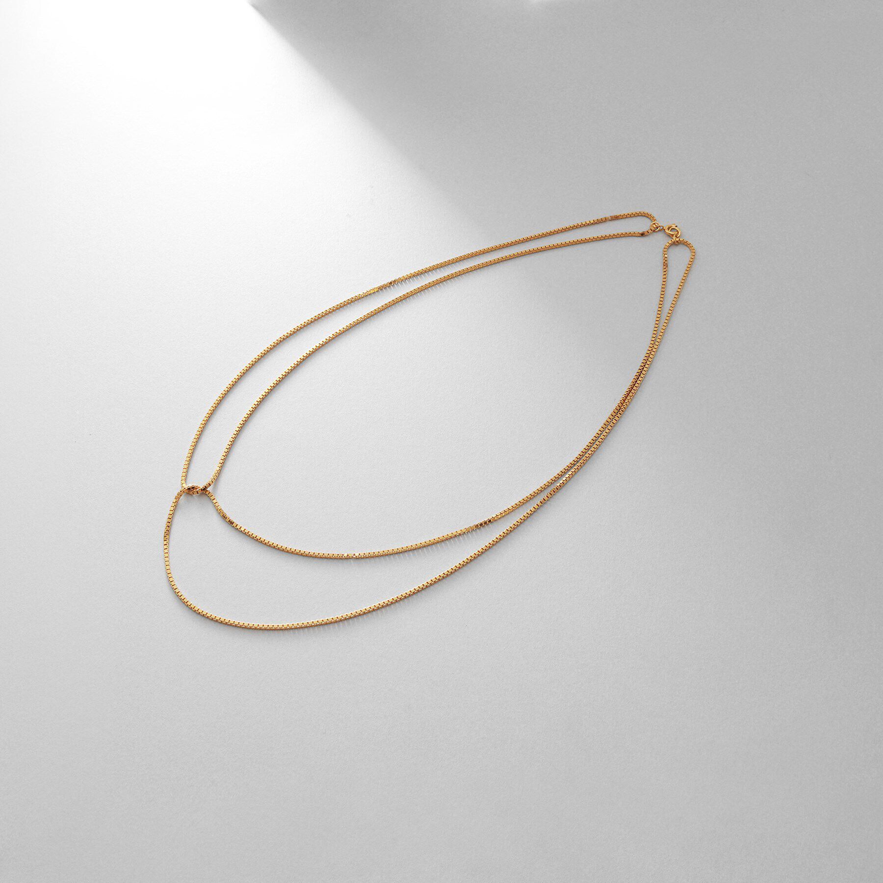 COCOSHNIK ONKITSCH「シルバー ベネチアン クロスネックレス GP」|ネックレス|