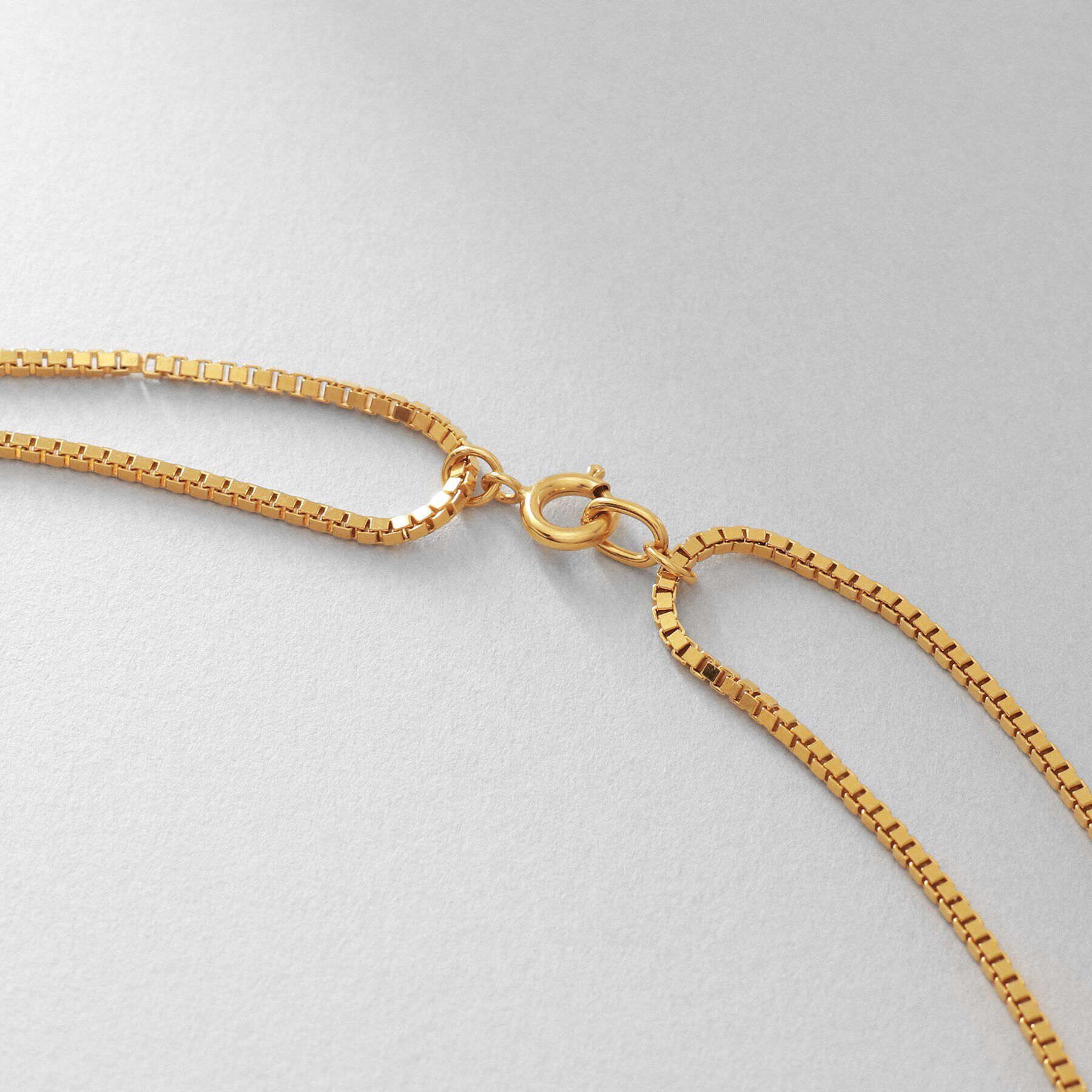 COCOSHNIK ONKITSCH「シルバー ベネチアン クロスネックレス GP」|ネックレス|