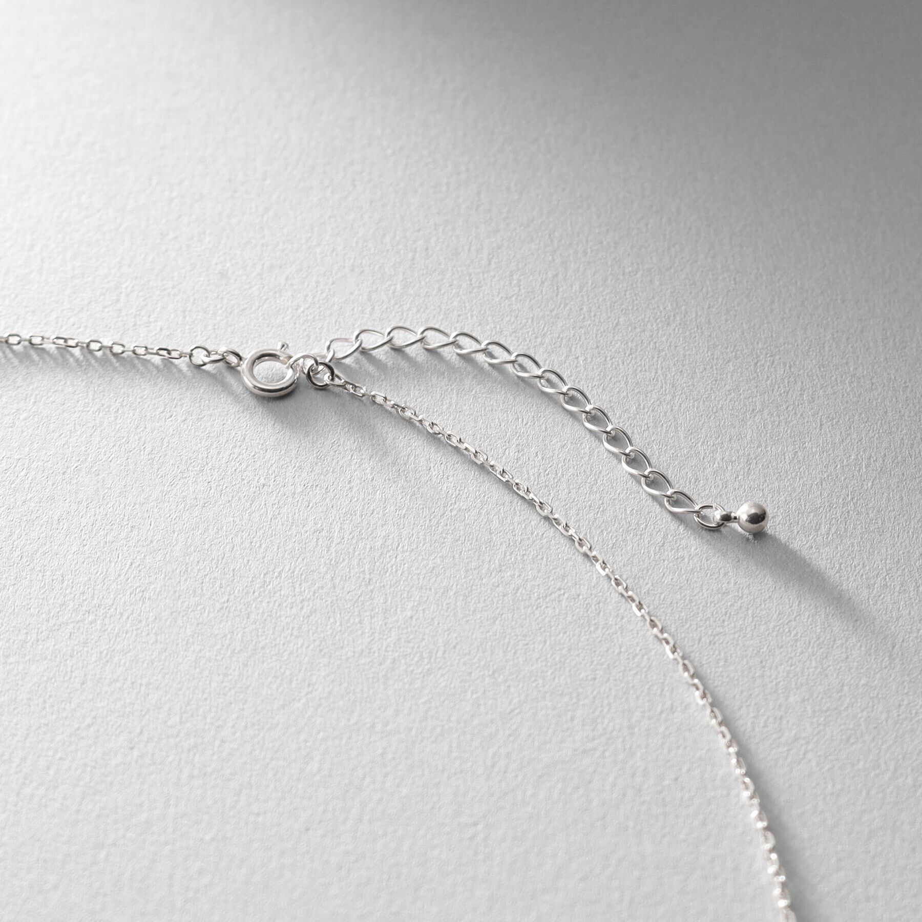 COCOSHNIK ONKITSCH「シルバー スクエアバーネックレス」|ネックレス|