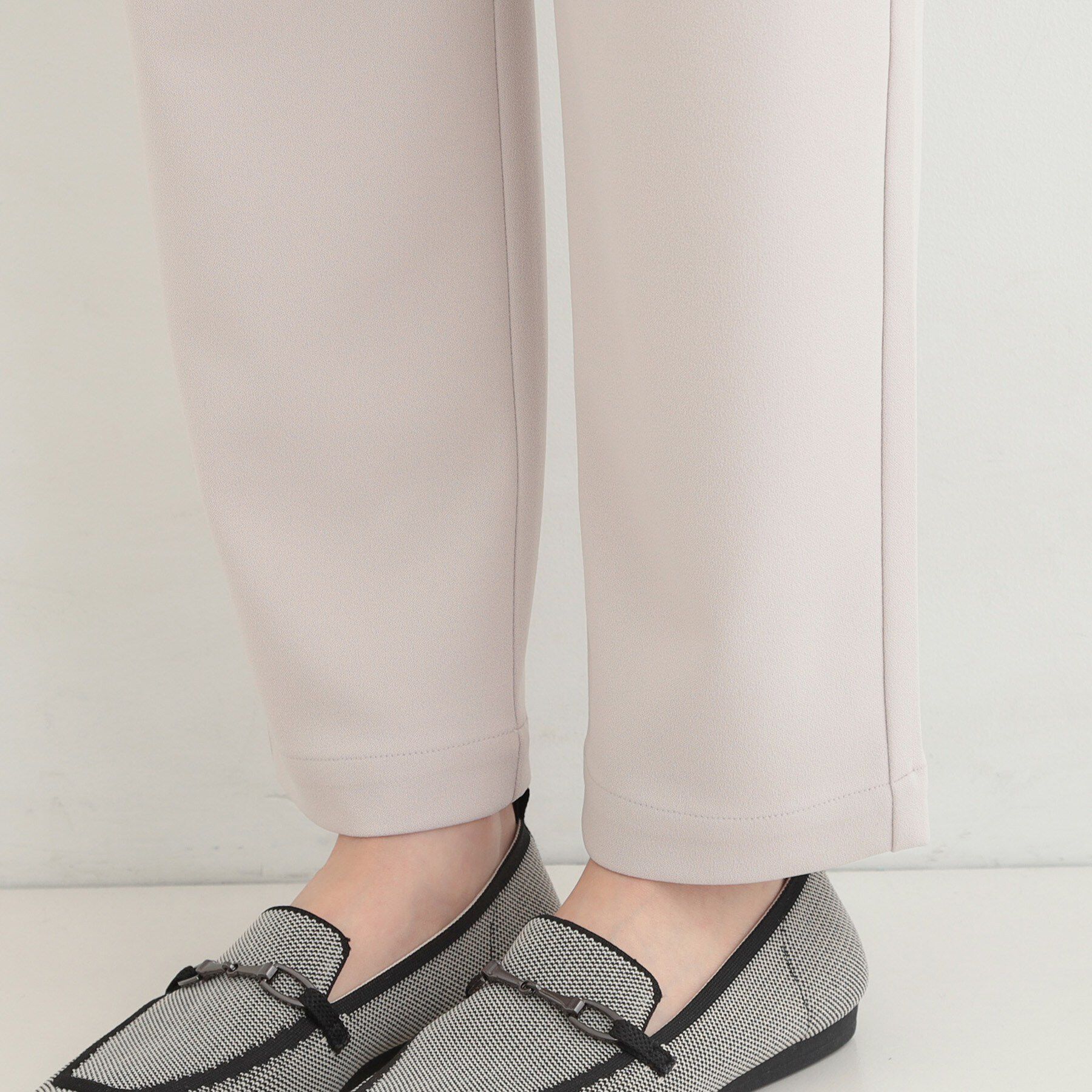 SHOO･LA･RUE「【SS-LL/洗濯後しわになりにくい】スマートに見えるイージーテーパードパンツ」|その他|