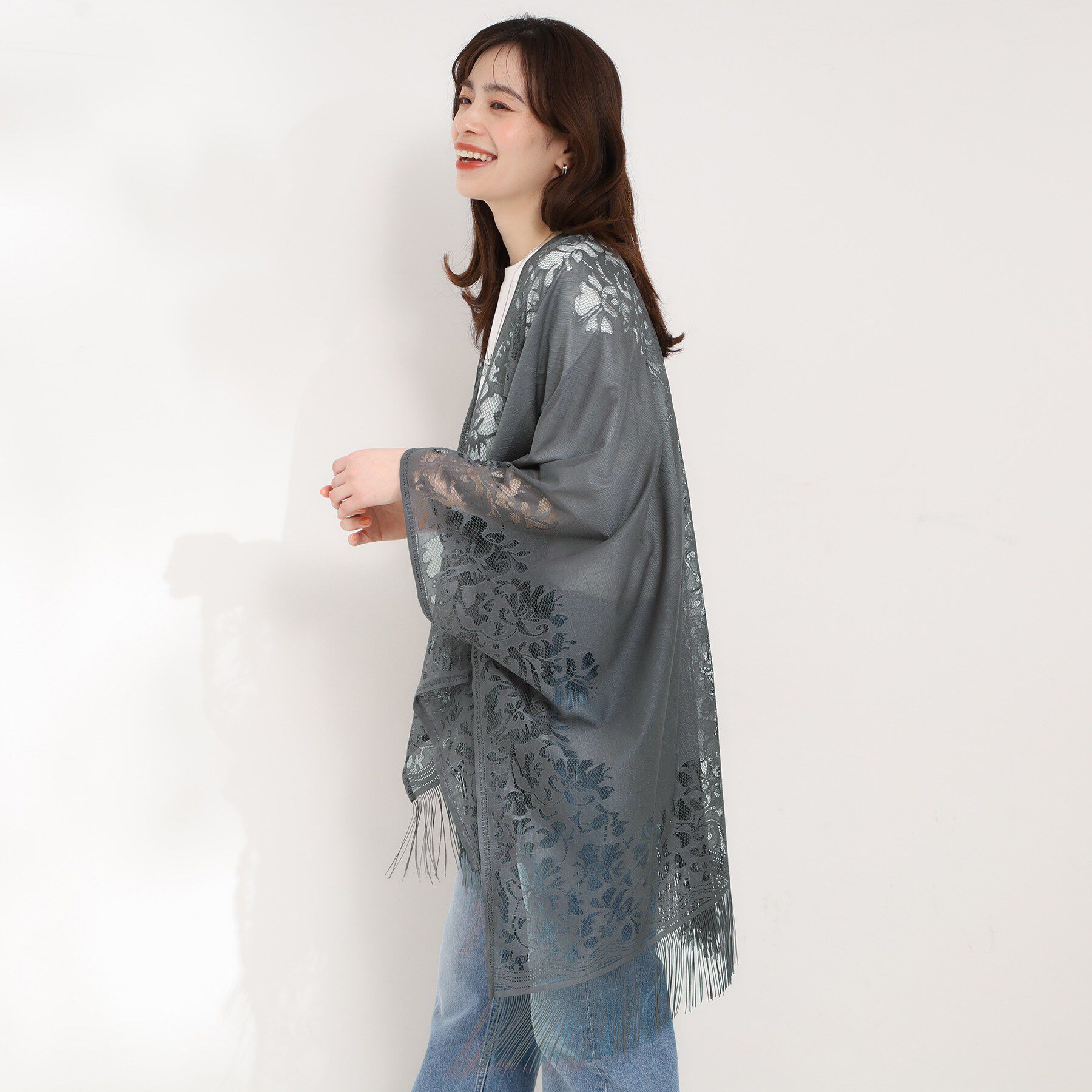 SHOO･LA･RUE「レースポンチョ」|ポンチョ・ケープ|