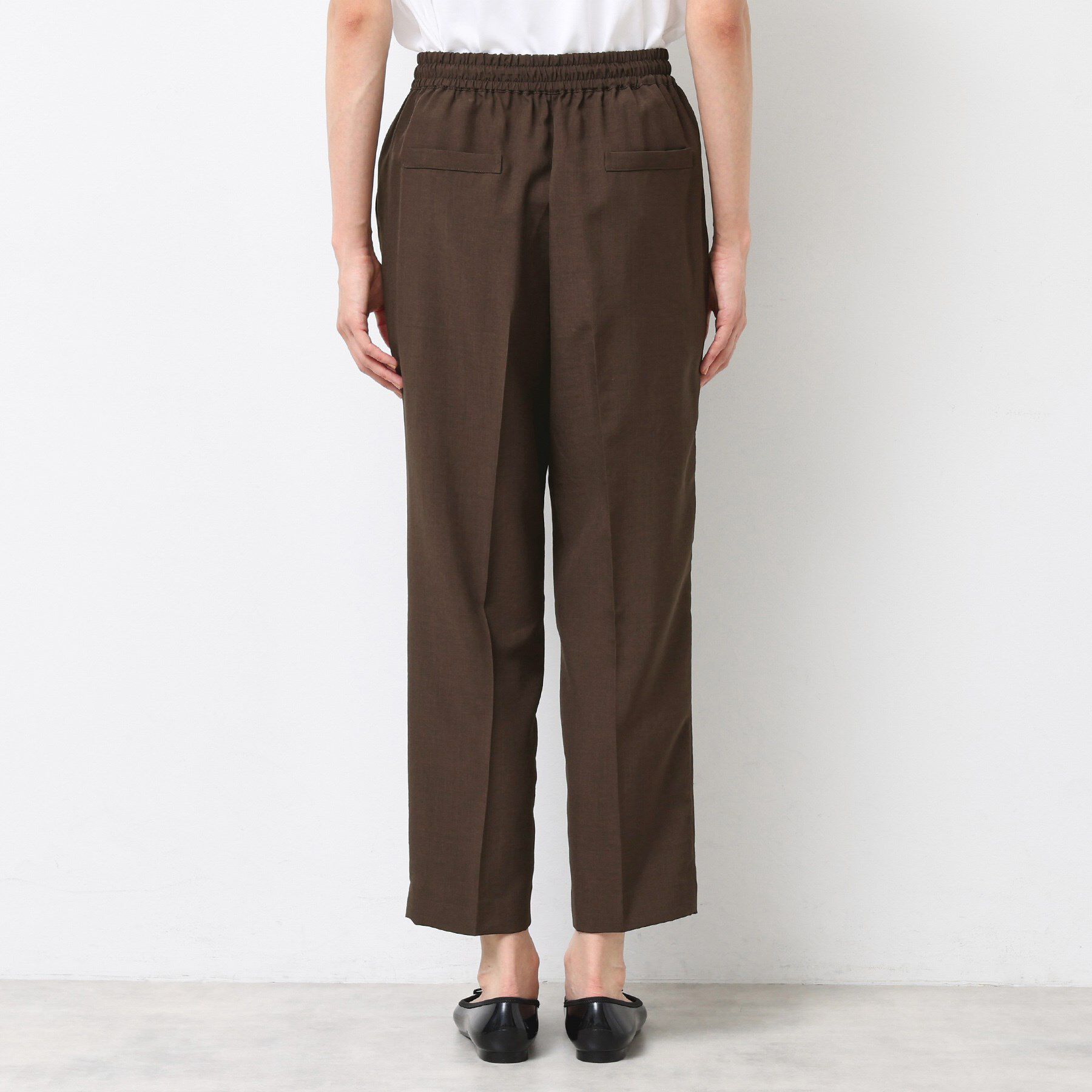 Dessin「【ウエストゴム・洗える】センターライン入りテーパードパンツ（XS～L）」|その他|