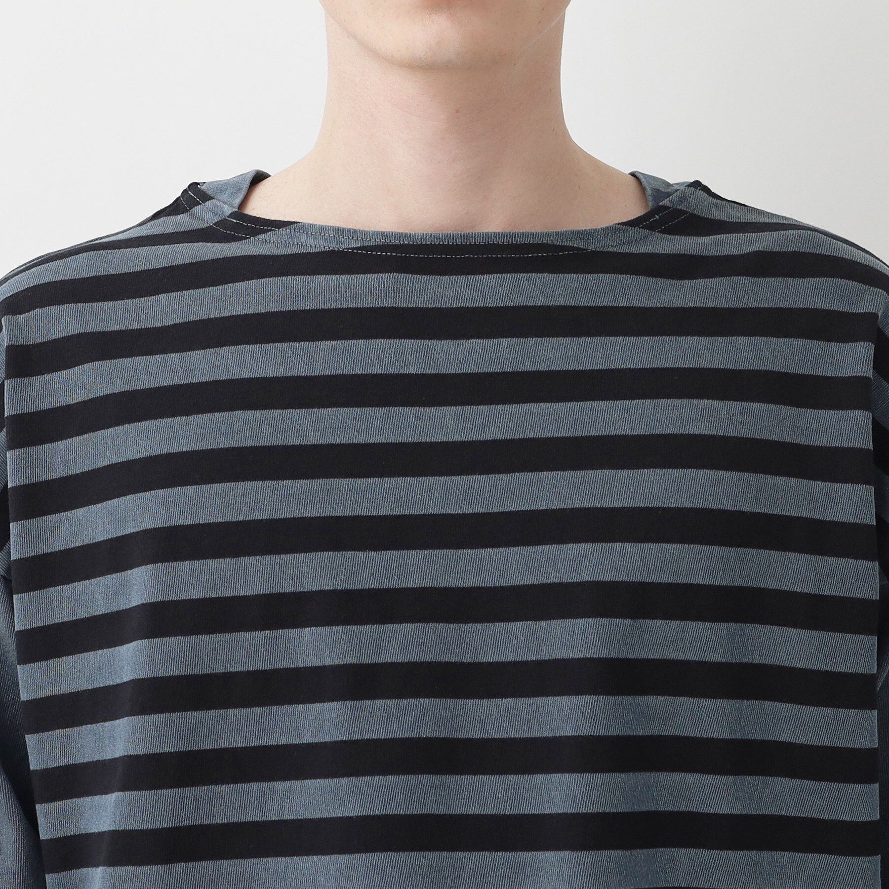 Dessin「【洗える】ピグメントボーダー天竺」|Tシャツ・カットソー|