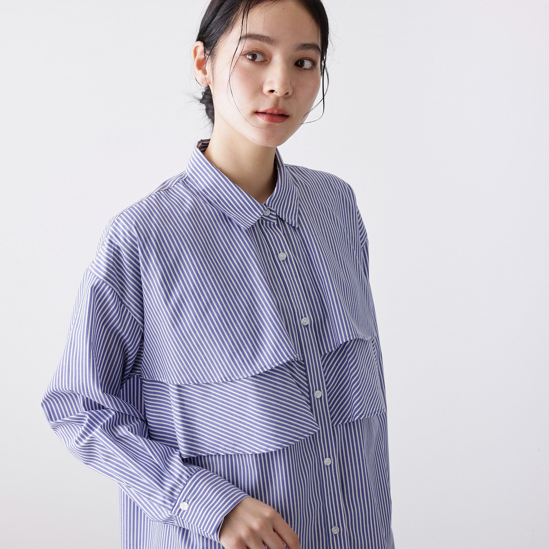 Dessin「【洗える】フリルシャツブラウス」|シャツ・ブラウス|