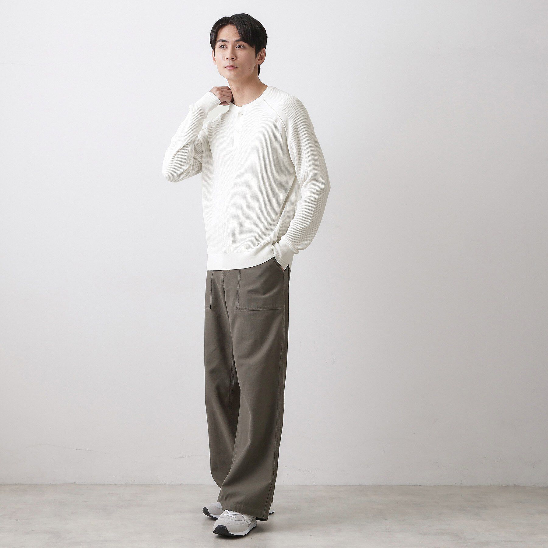 Dessin「コットンワッフルニット」|ニット・セーター|