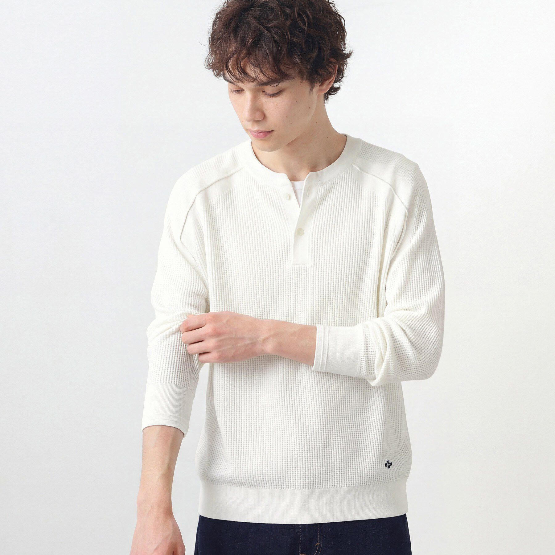 Dessin「コットンワッフルニット」|ニット・セーター|