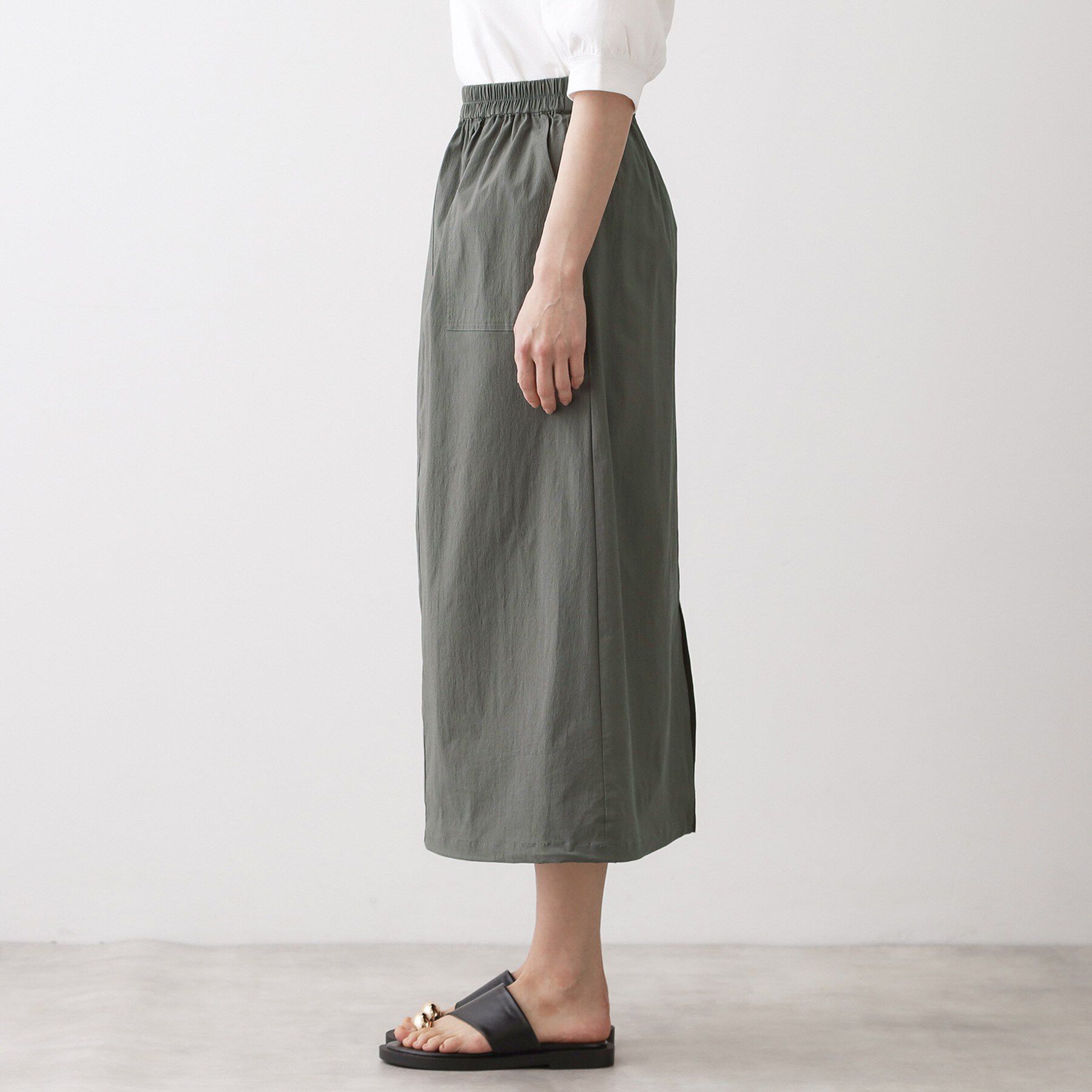 Dessin「【洗える】ストレッチベイカースカート」|スカート|