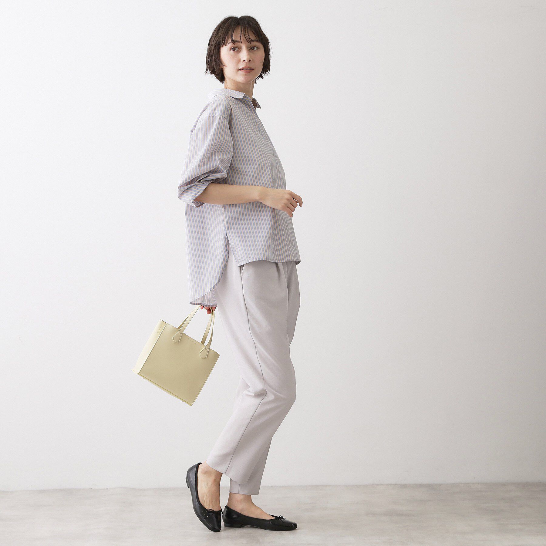 Dessin「【洗える】スキッパーシャツブラウス」|シャツ・ブラウス|