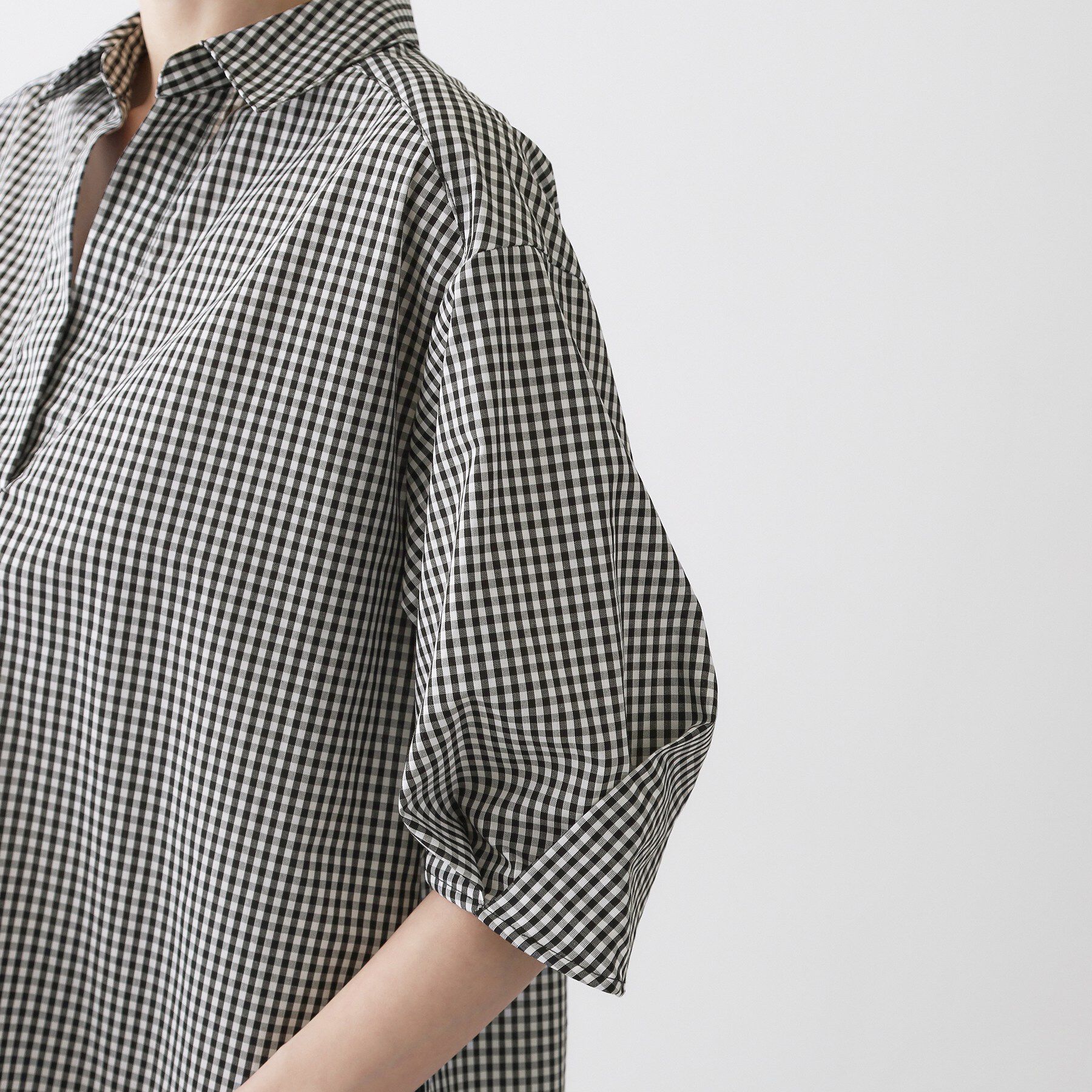 Dessin「【洗える】スキッパーシャツブラウス」|シャツ・ブラウス|