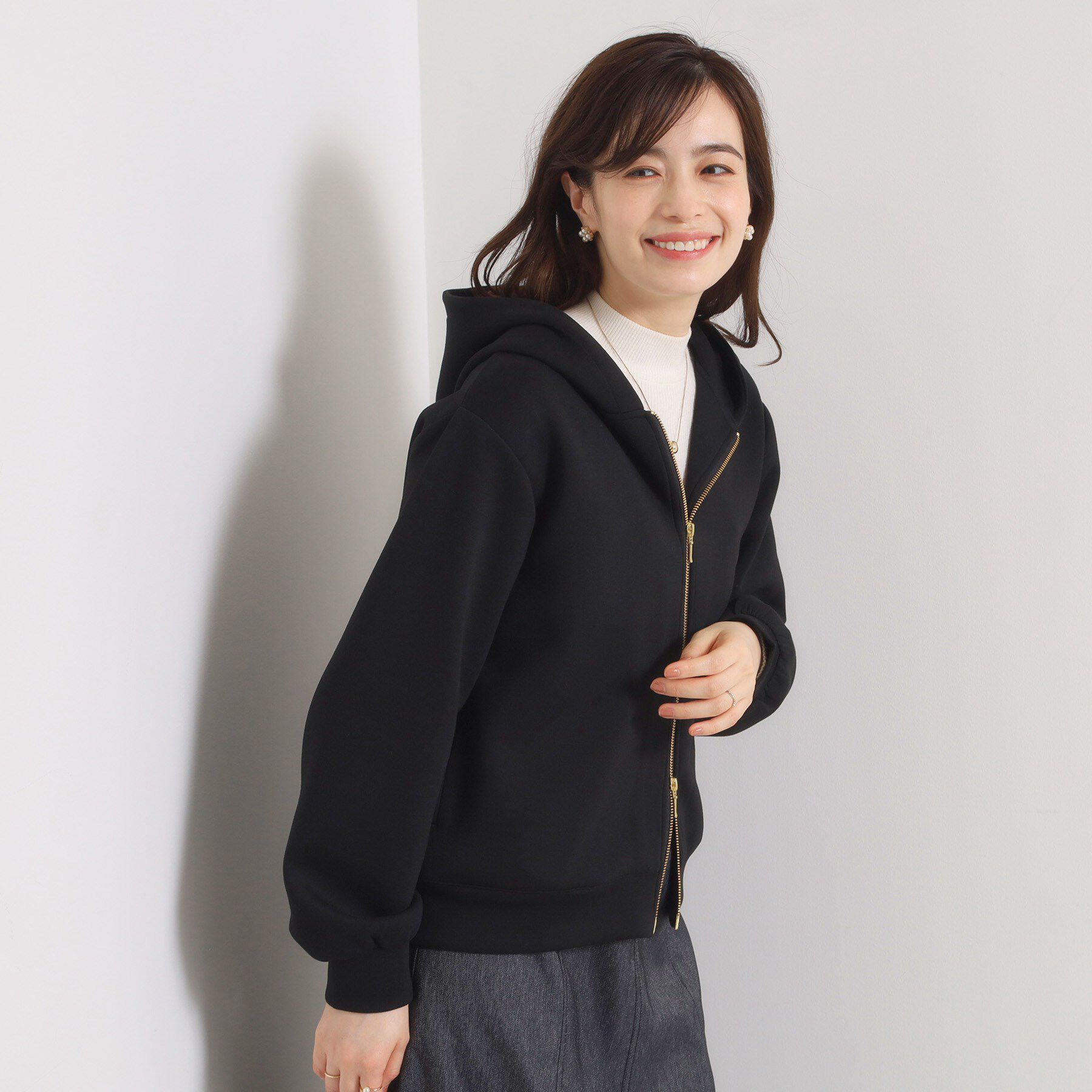 ITS&rsquo;DEMO「【洗濯機OK】ダンボールパーカ」|パーカー|