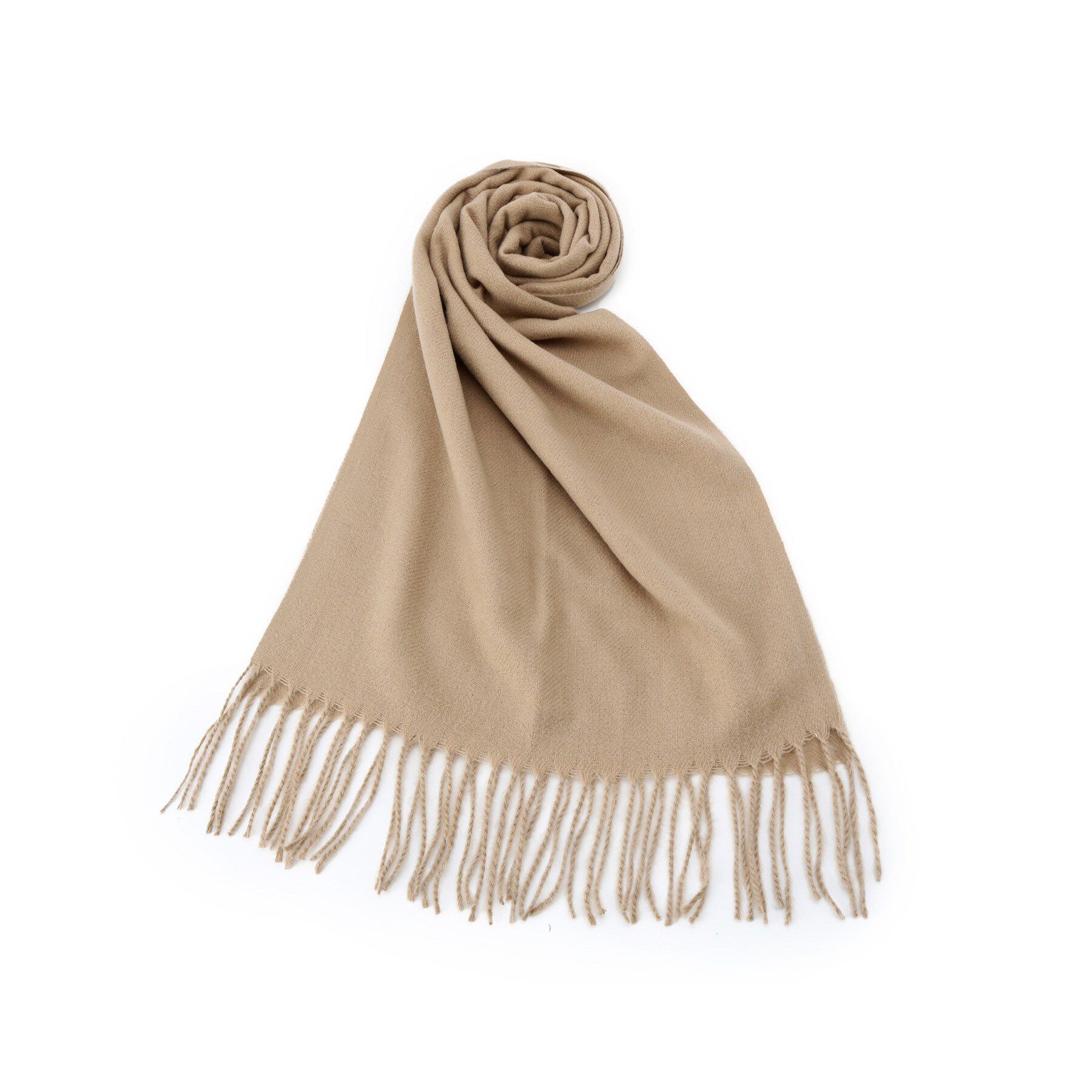 ITS&rsquo;DEMO「【8色／洗濯可】クリーミータッチ40幅無地ストール」|ストール|ベージュ(052)