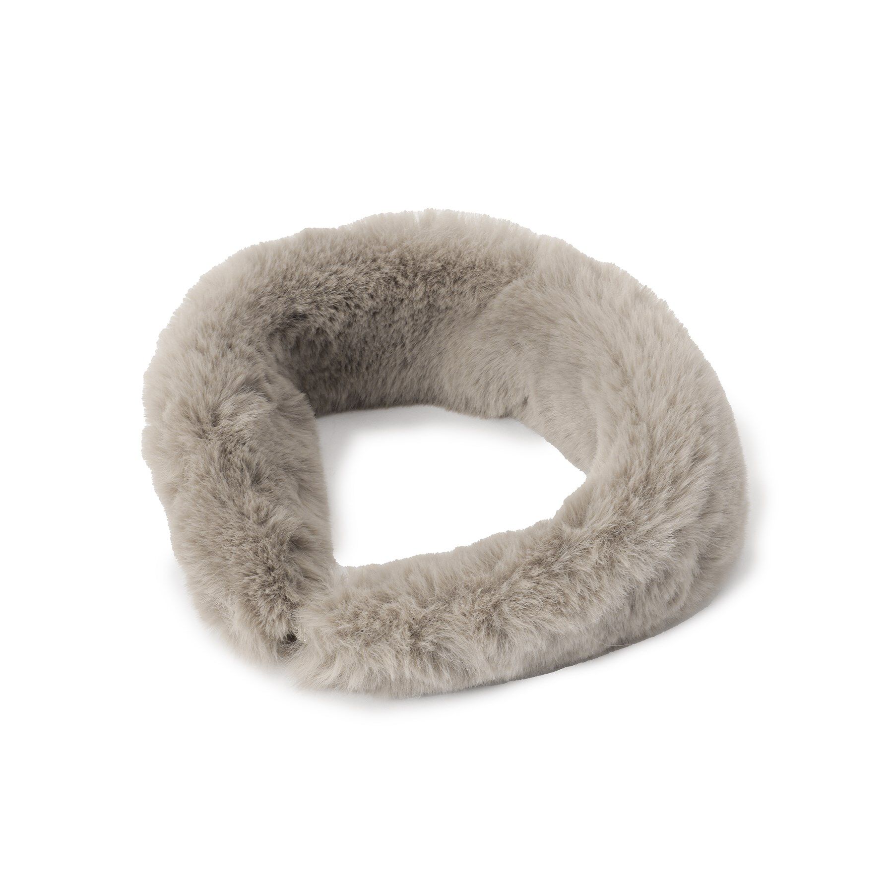 ITS&rsquo;DEMO「【手洗い可】マグネット付きファーティペット」|ストール|モカブラウン(042