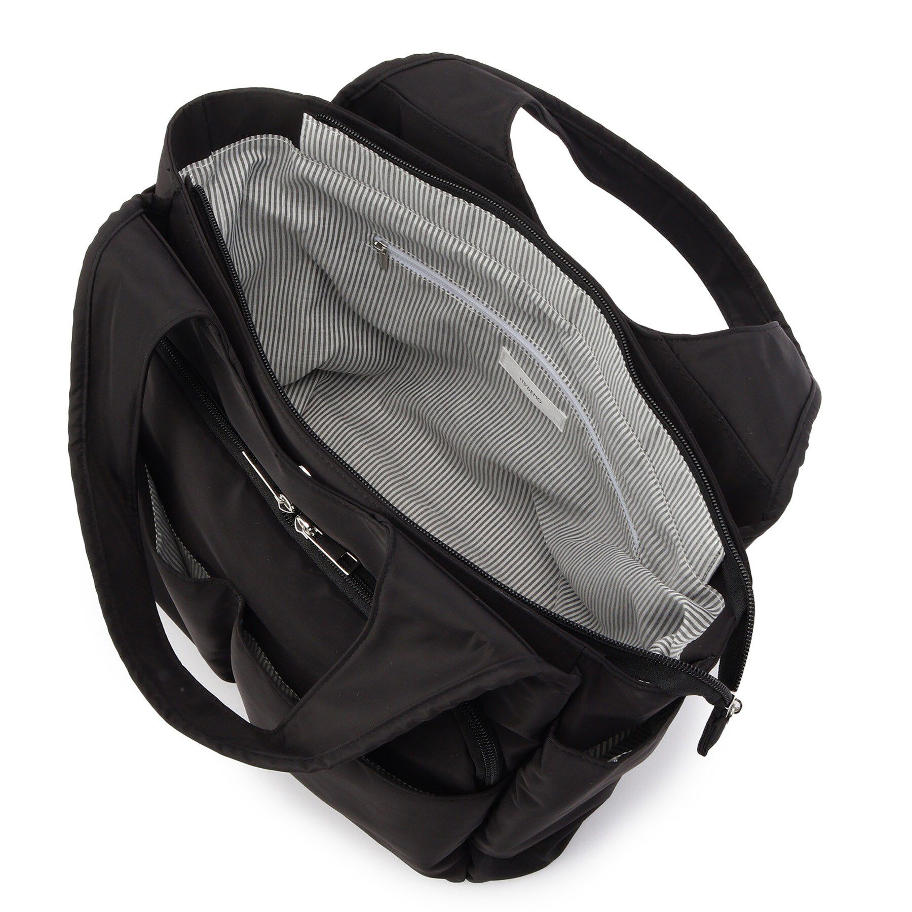 ITS&rsquo;DEMO「【11ポケット】裏地ストライプトート」|トートバッグ|