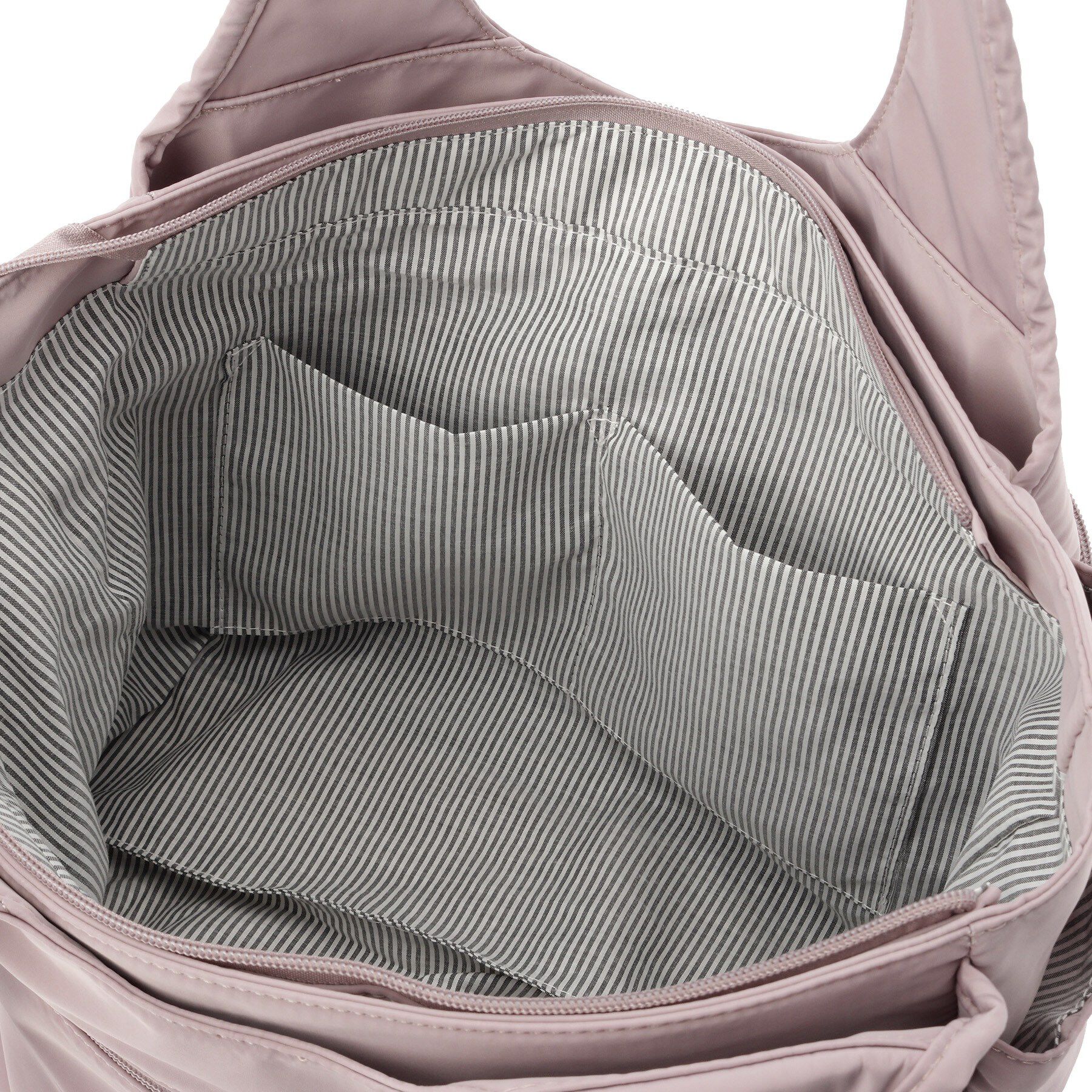 ITS&rsquo;DEMO「【11ポケット】裏地ストライプトート」|トートバッグ|