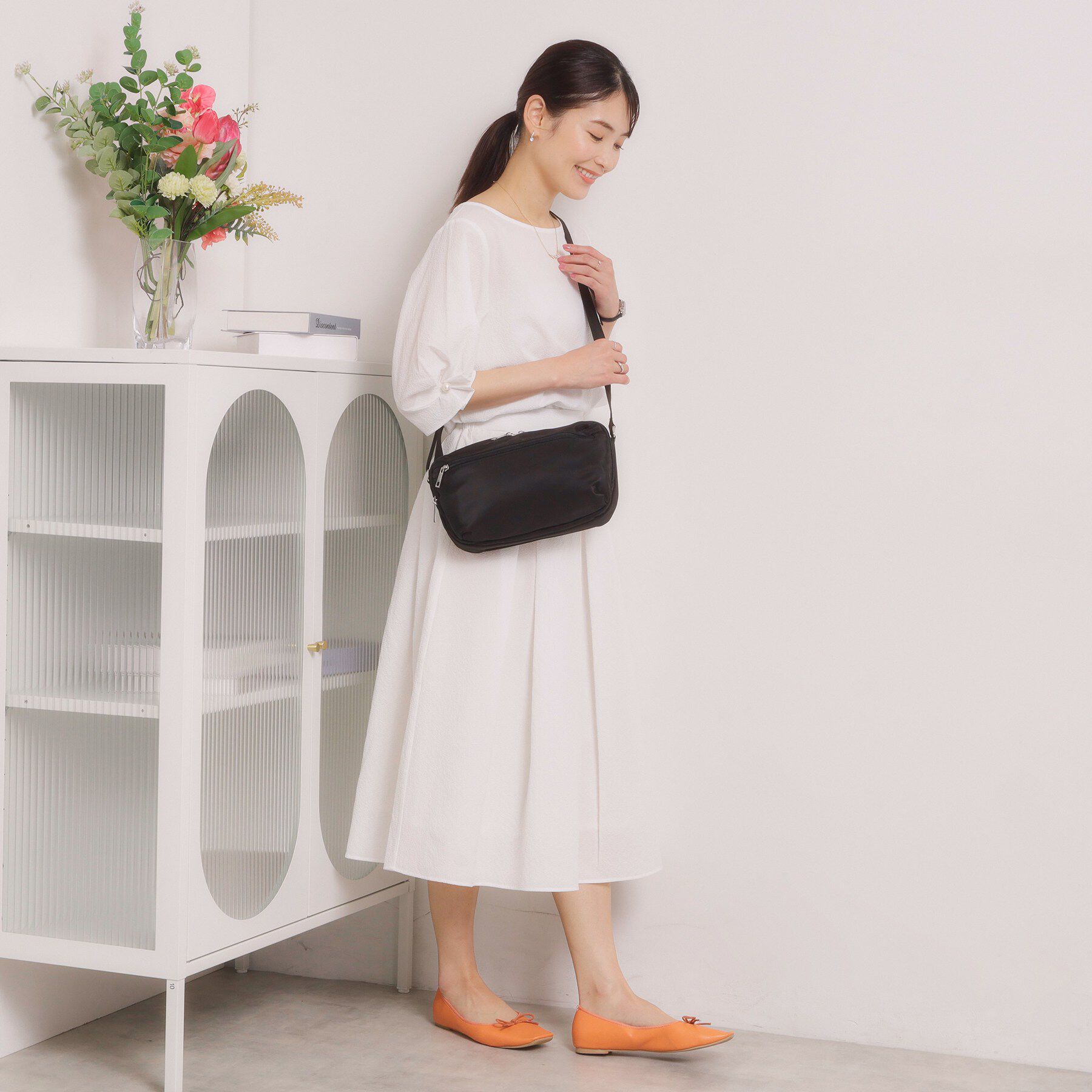 ITS&rsquo;DEMO「【8ポケット】裏地ストライプショルダー」|ショルダー・メッセンジャー|