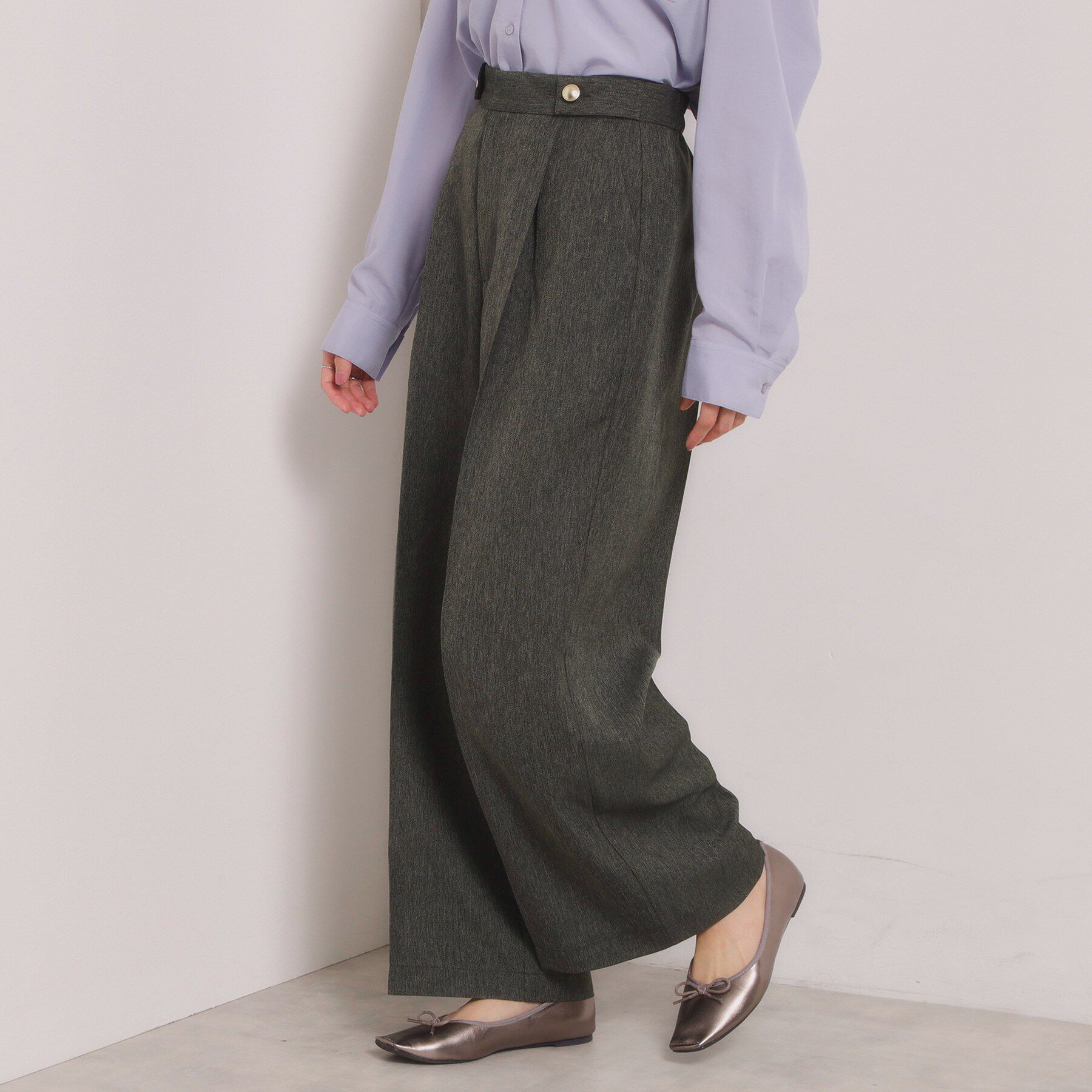 ITS&rsquo;DEMO「【洗濯機OK】デニム風ワイドパンツ」|その他|