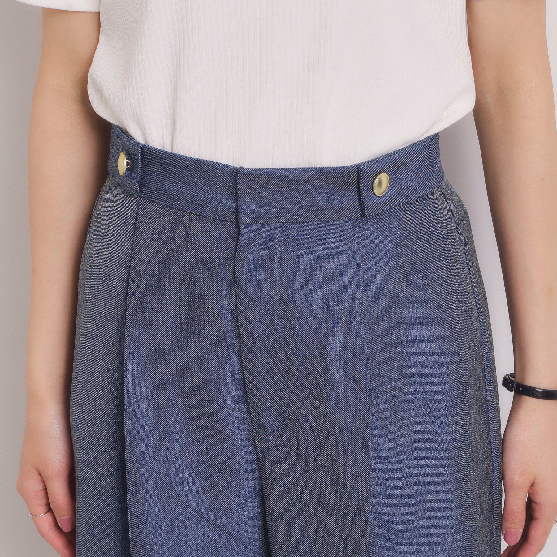 ITS&rsquo;DEMO「【洗濯機OK】デニム風ワイドパンツ」|その他|