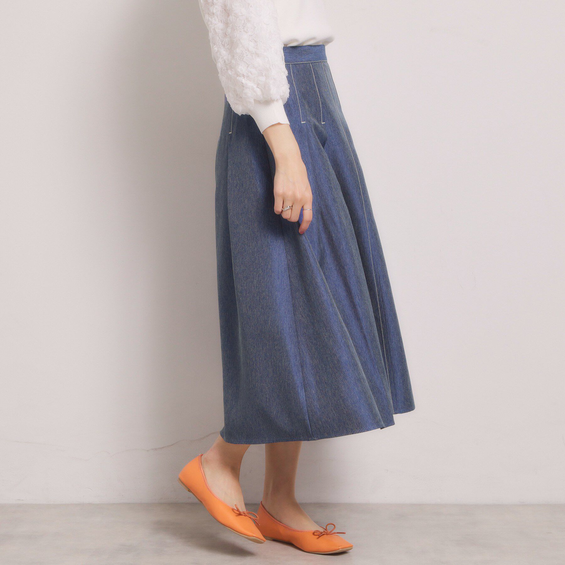 ITS&rsquo;DEMO「【洗濯機OK】デニム風スカート」|スカート|