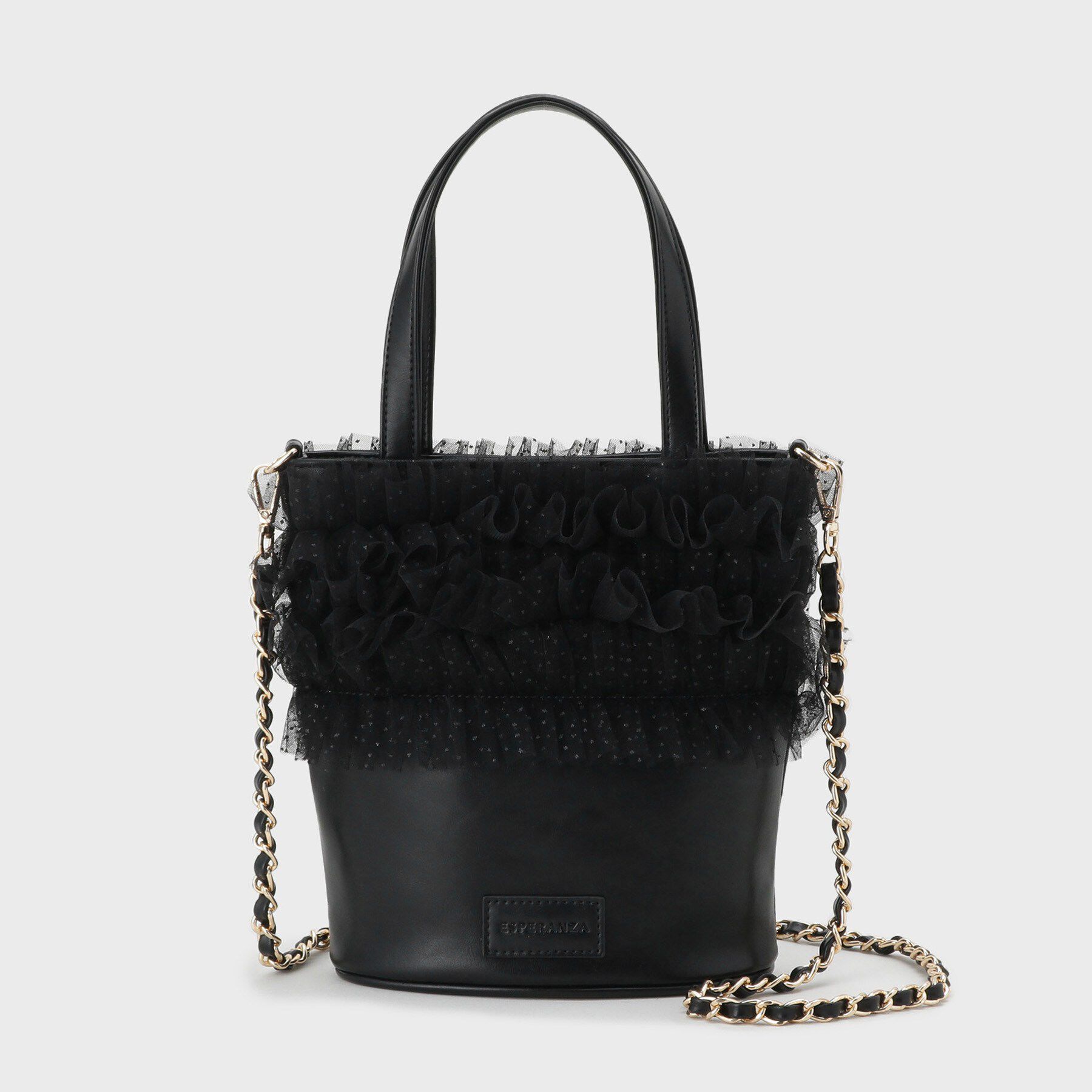 ESPERANZA「ギャザーチュールバッグ」|ハンドバッグ|