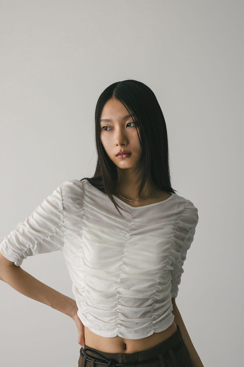 STYLEMIXER「ランダムシャーリングトップ」|Tシャツ・カットソー|