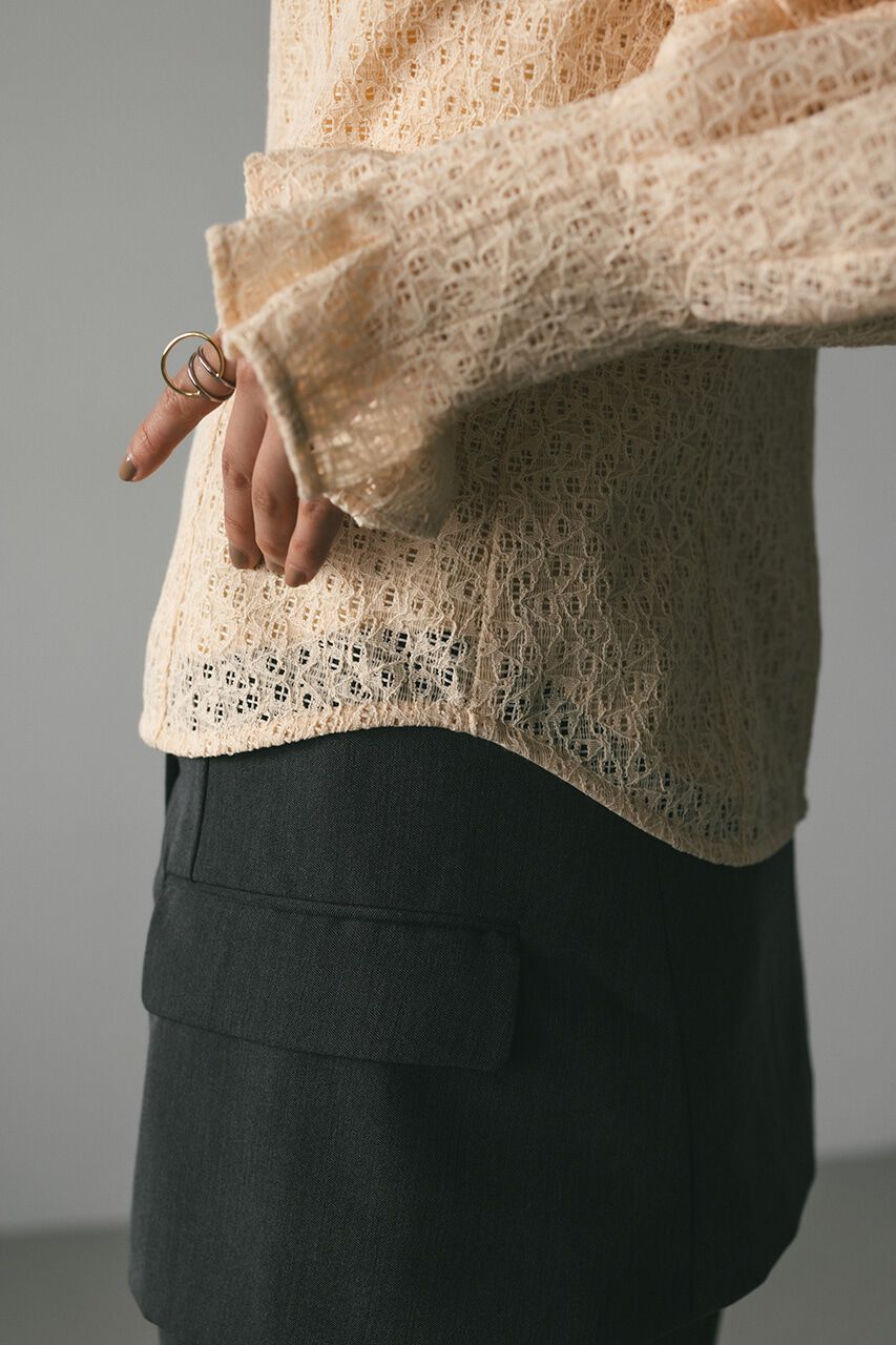 STYLEMIXER「カフタックレーストップ」|シャツ・ブラウス|