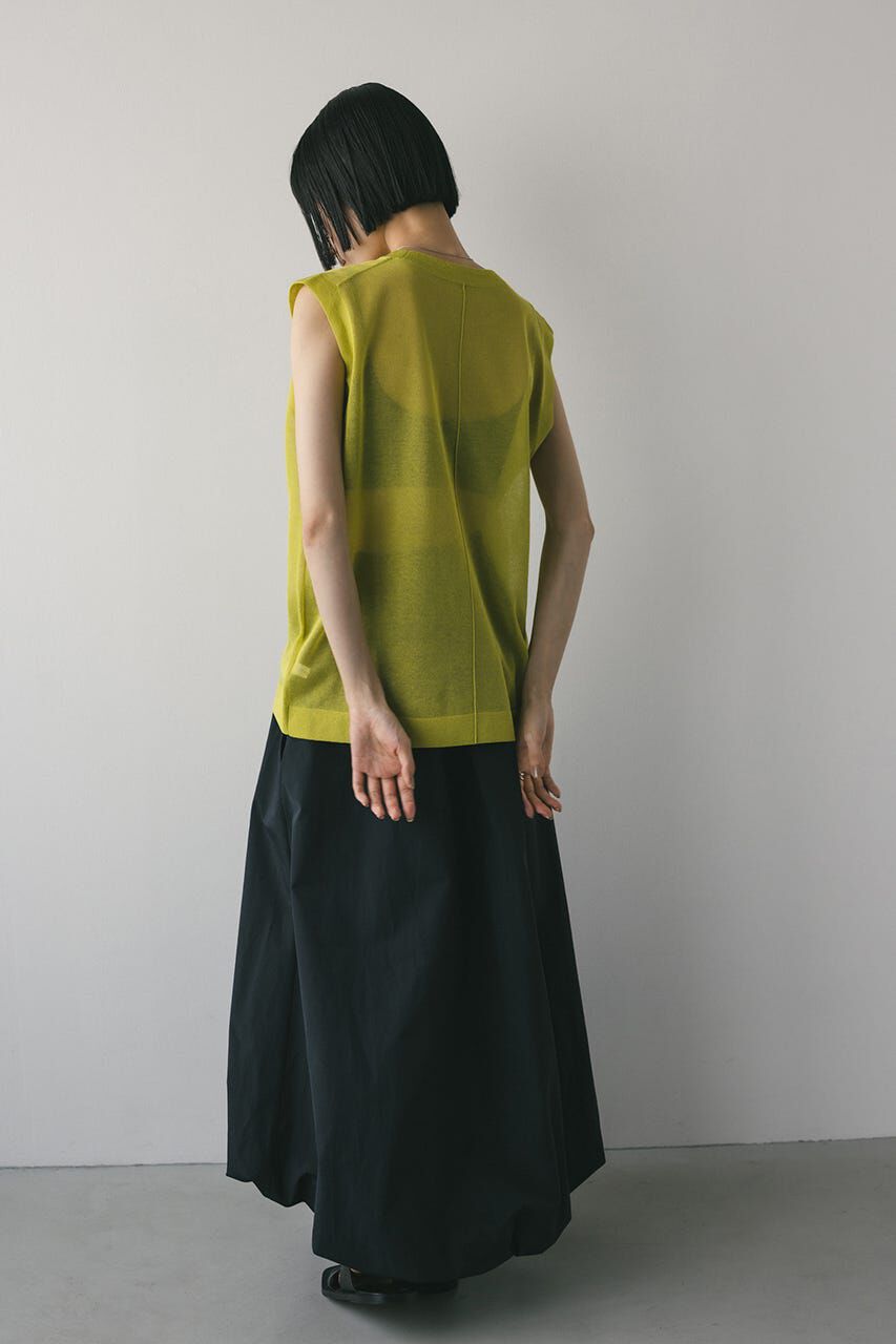 STYLEMIXER「ウォッシャブルリネンニットタンク」|タンクトップ|