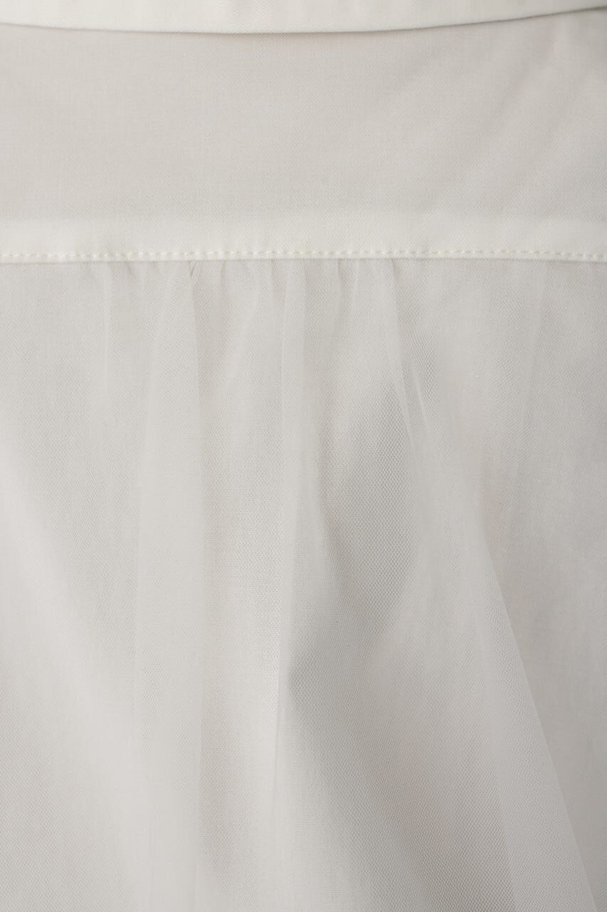 STYLEMIXER「チュールレイヤードシャツ」|タンクトップ|