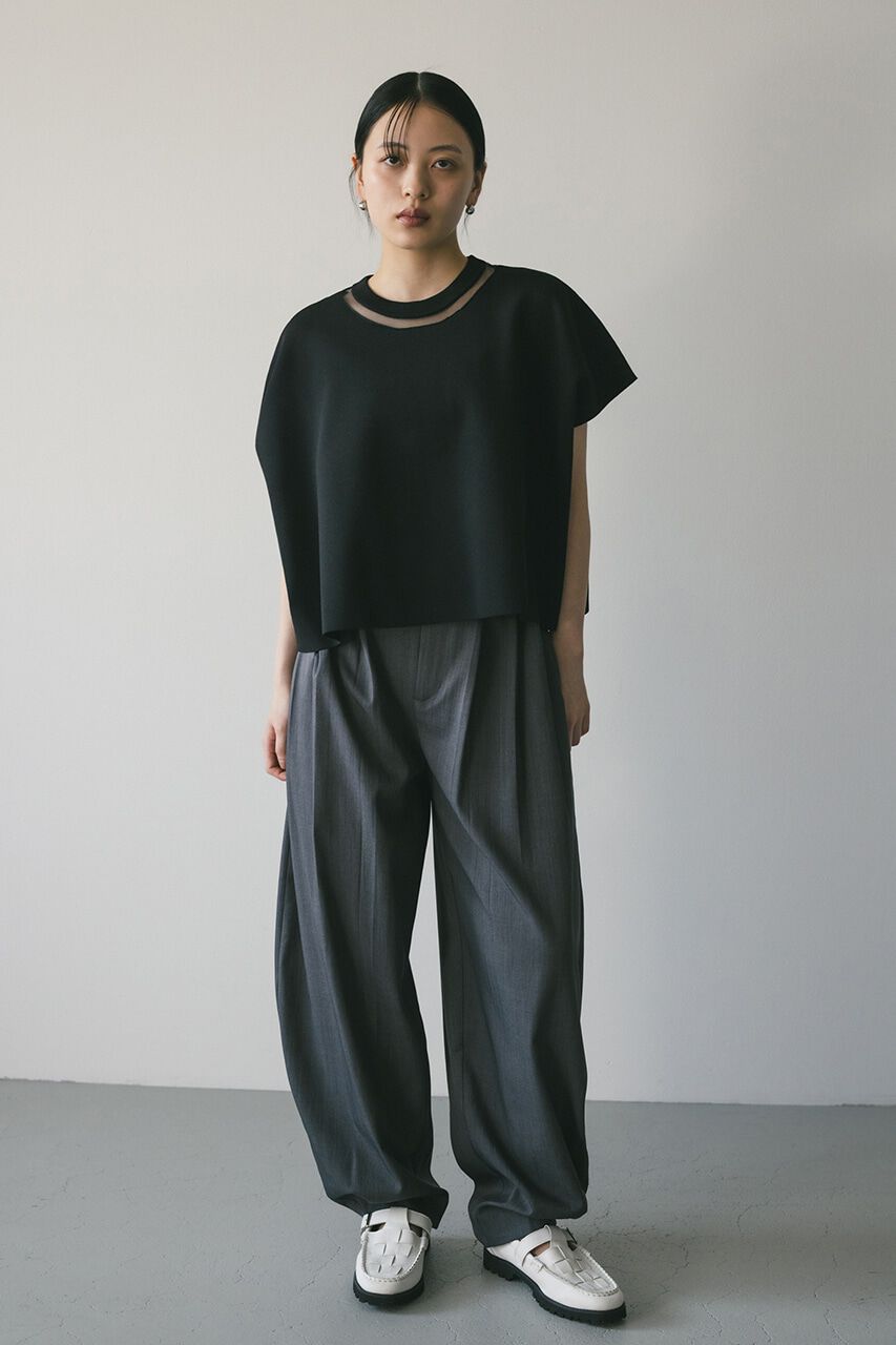 STYLEMIXER「ネックシアーニットトップ」|ニット・セーター|