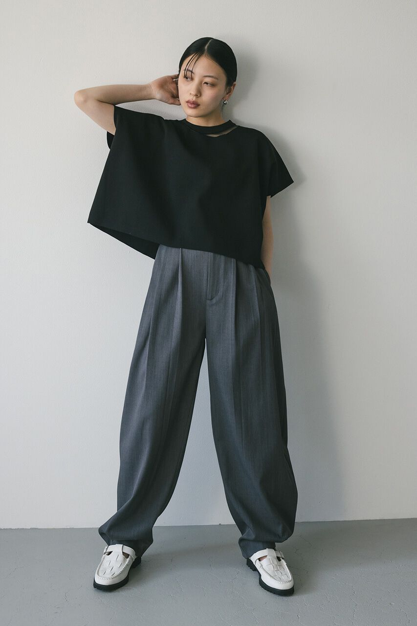 STYLEMIXER「ネックシアーニットトップ」|ニット・セーター|