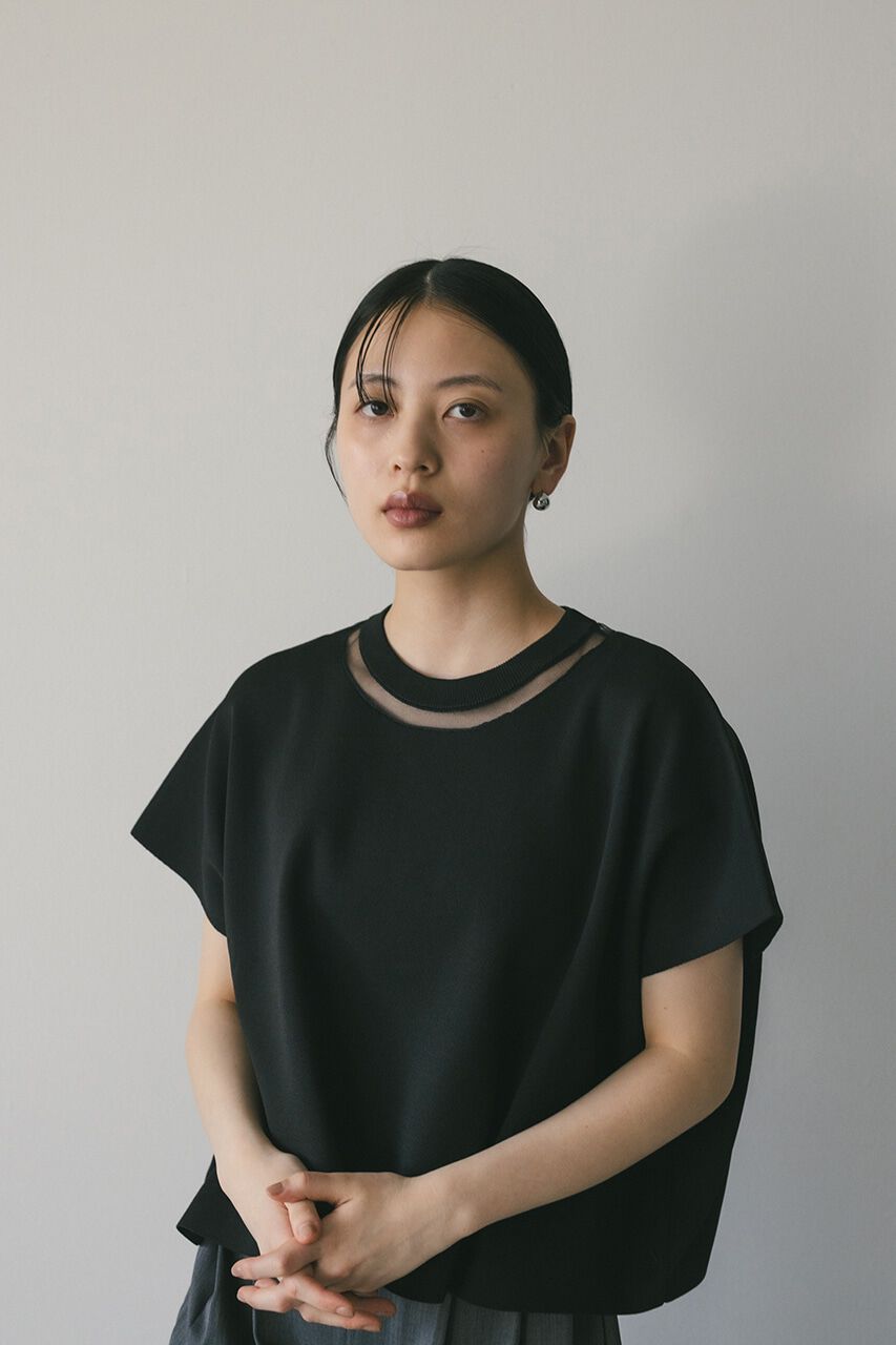 STYLEMIXER「ネックシアーニットトップ」|ニット・セーター|