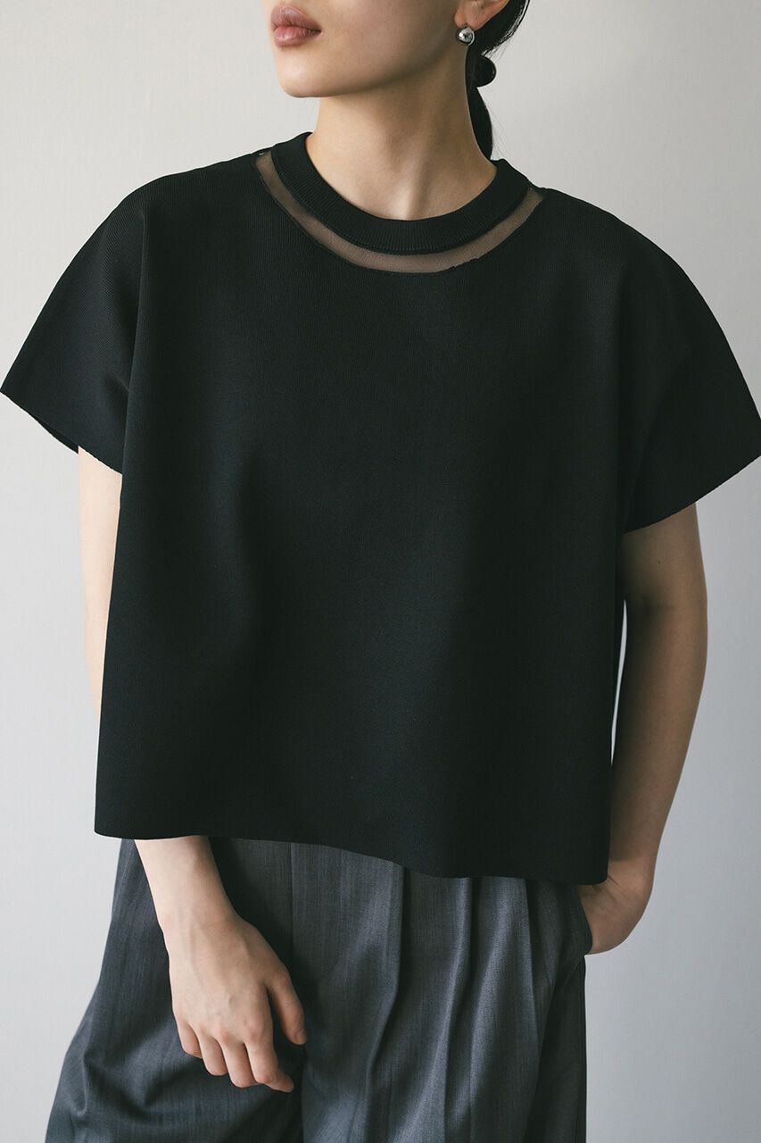 STYLEMIXER「ネックシアーニットトップ」|ニット・セーター|