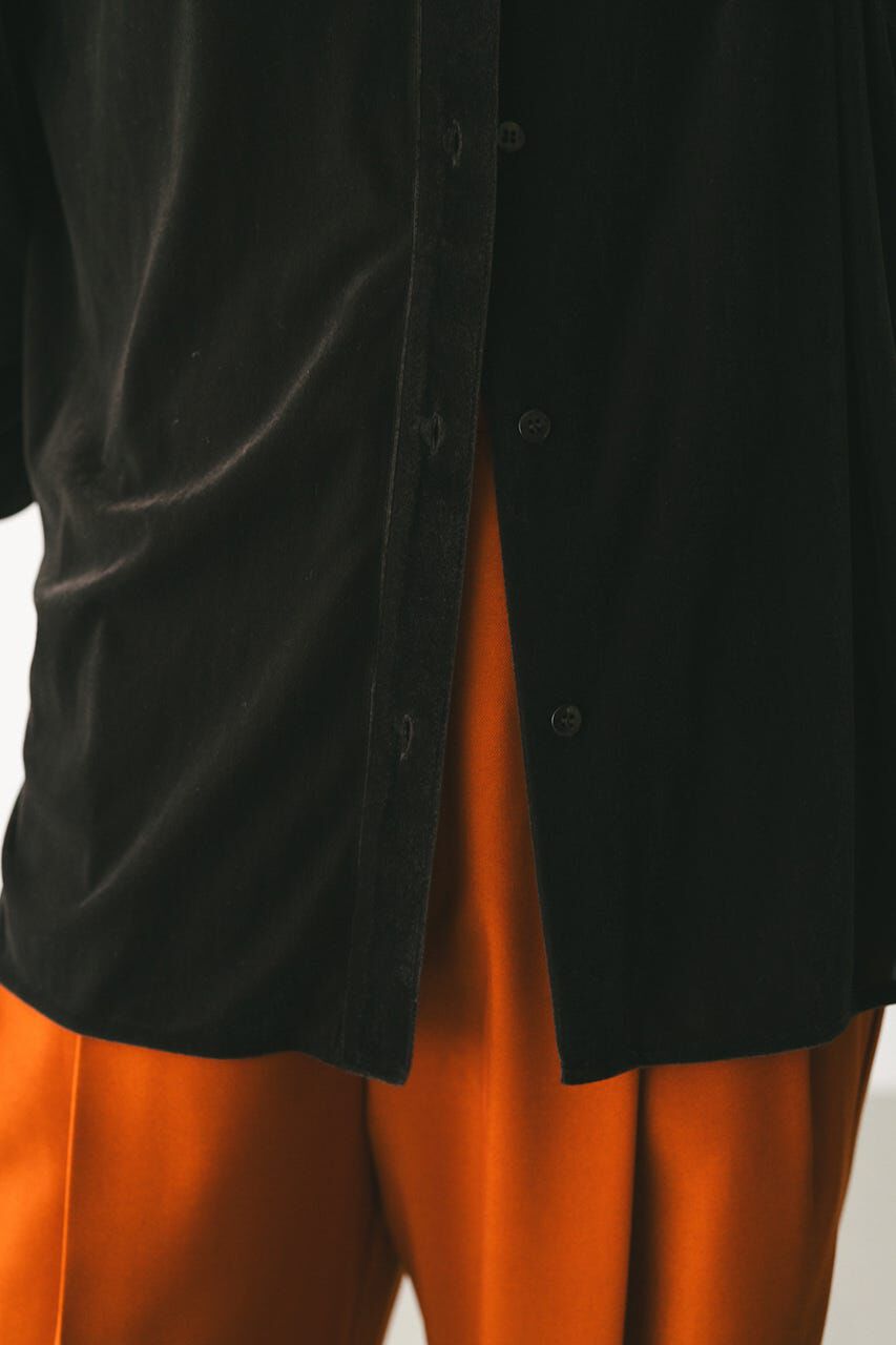 STYLEMIXER「ベロアルーズシャツ」|シャツ・ブラウス|