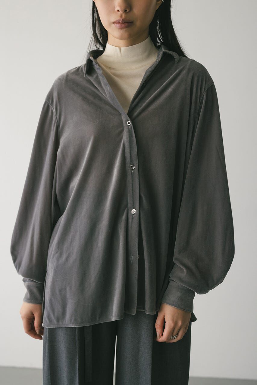 STYLEMIXER「ベロアルーズシャツ」|シャツ・ブラウス|