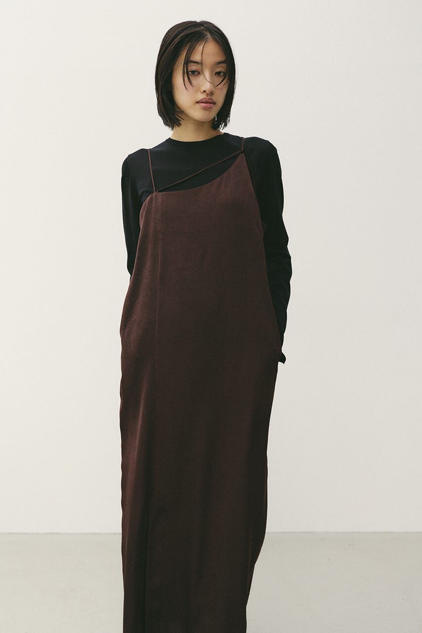 STYLEMIXER「サテンストリングキャミワンピース」|ワンピース|