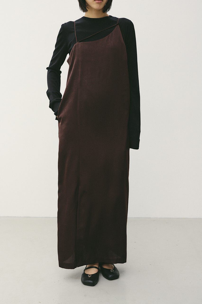 STYLEMIXER「サテンストリングキャミワンピース」|ワンピース|