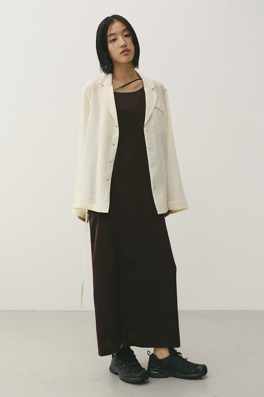 STYLEMIXER「サテンストリングキャミワンピース」|ワンピース|