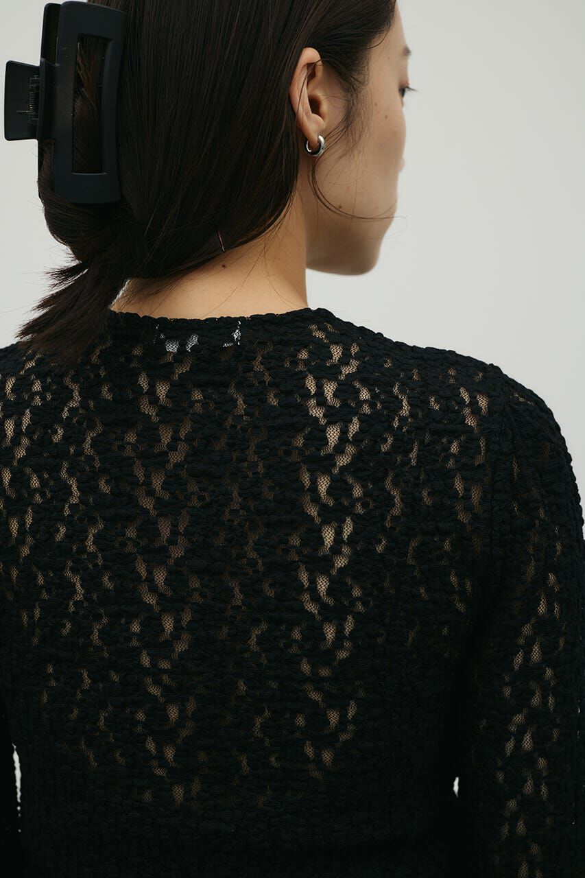 STYLEMIXER「タックショルダーレースカーデ」|Tシャツ・カットソー|