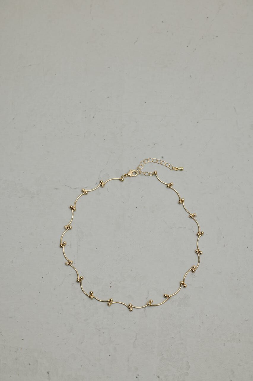 STYLEMIXER「ウェーブデザインチェーンネックレス」|ネックレス|