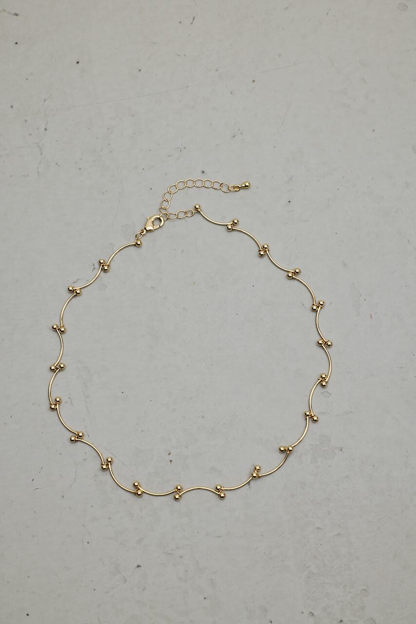 STYLEMIXER「ウェーブデザインチェーンネックレス」|ネックレス|