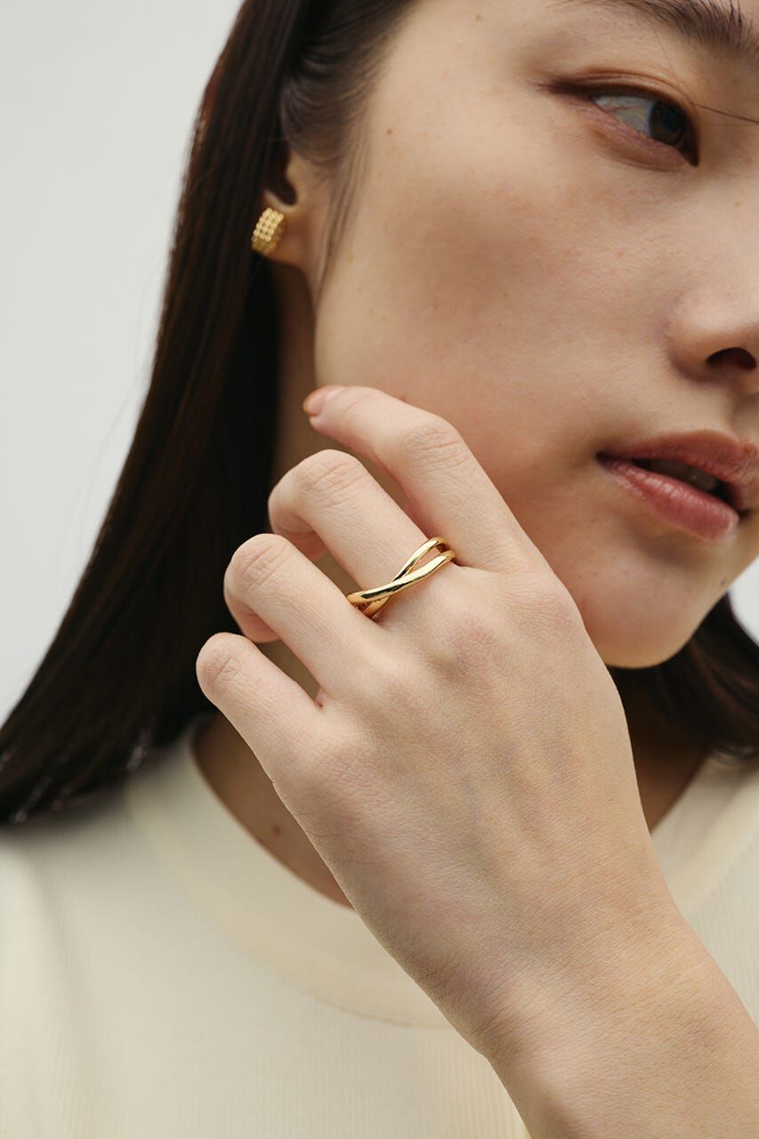 STYLEMIXER「クロスラインリング」|リング|GLD