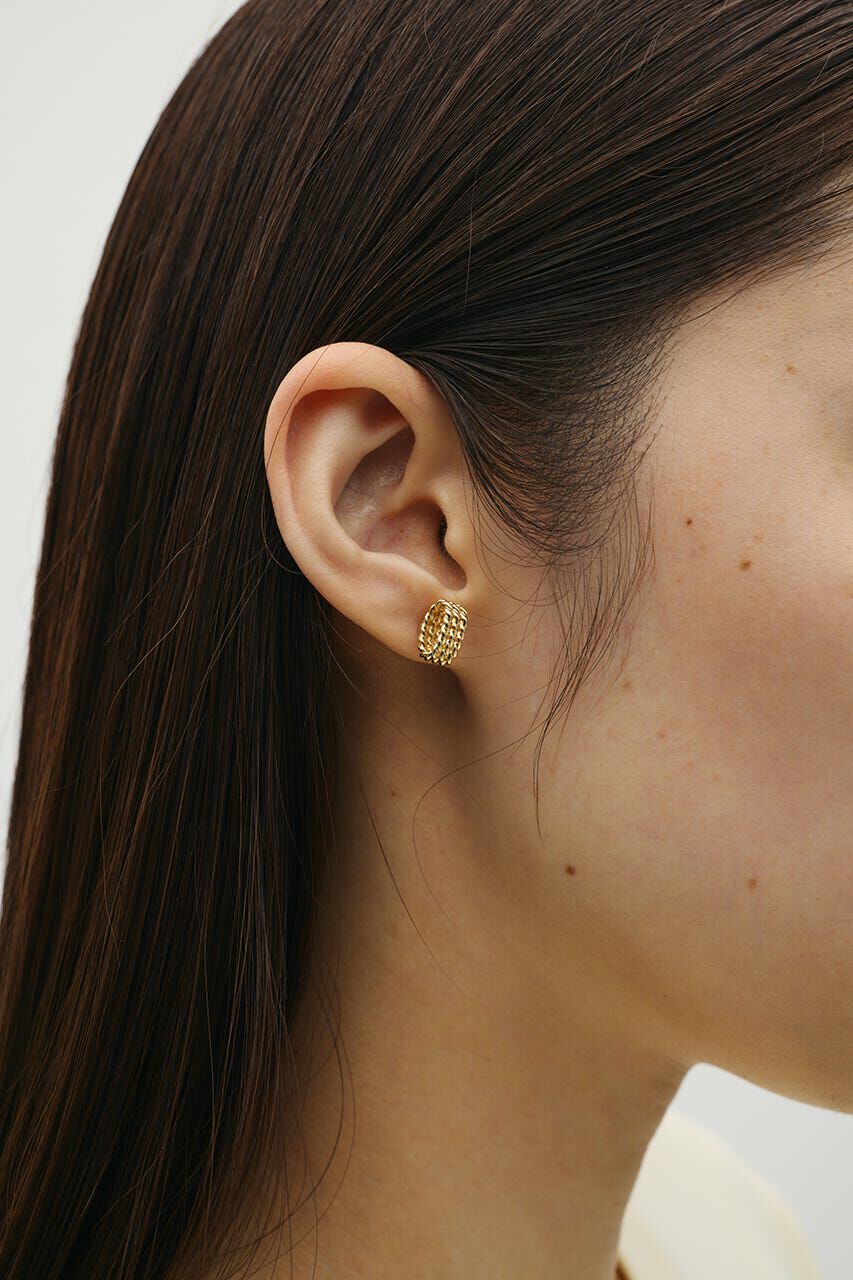 STYLEMIXER「メッシュデザインミニマムピアス」|ピアス|GLD