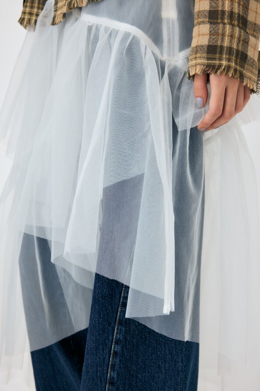 MOUSSY「VOLUME チュールスカート」|スカート|