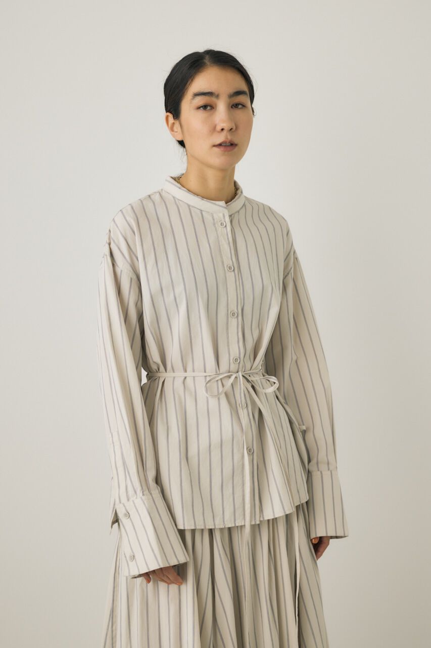 MOUSSY「２WAYスタンド衿シャツ　オーガニックコットン使用」|シャツ・ブラウス|